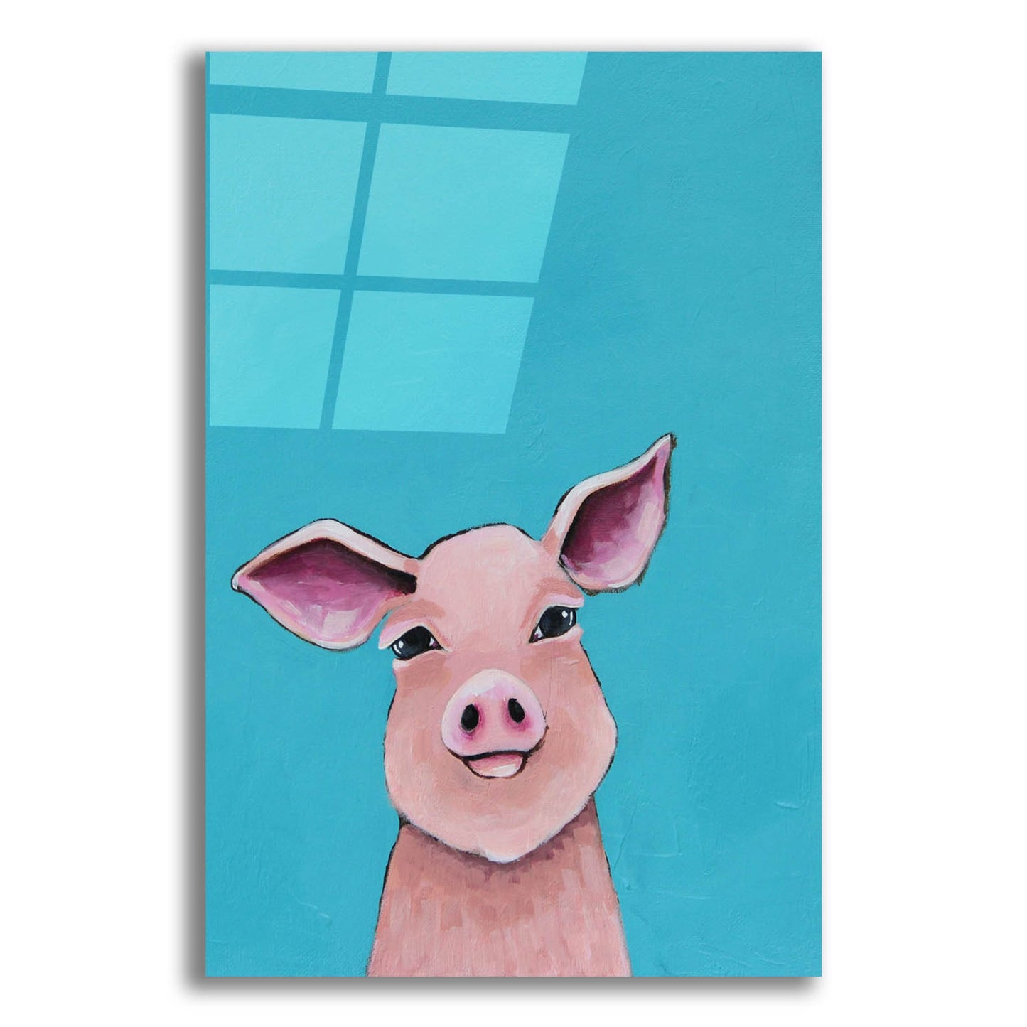 Epic Art ' Little Pig' by Lucia Stewart, Acrylic Glass Wall Art