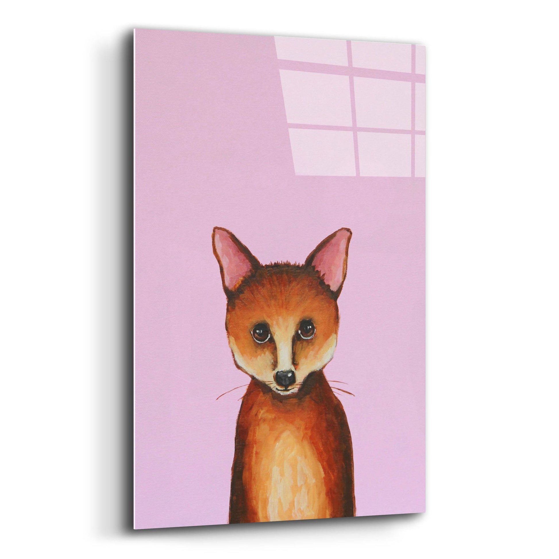 Epic Art ' Little Fox' by Lucia Stewart, Acrylic Glass Wall Art,12x16