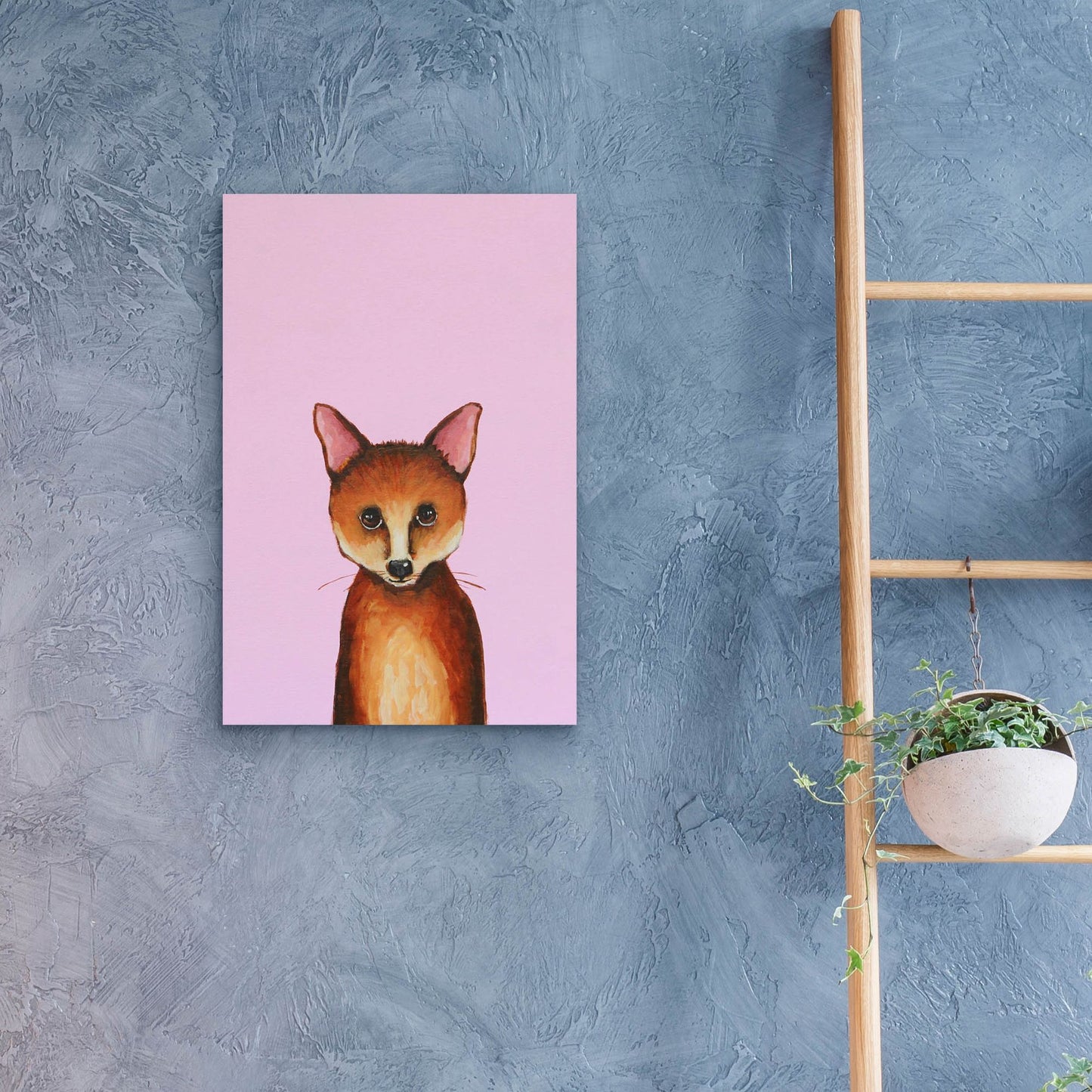 Epic Art ' Little Fox' by Lucia Stewart, Acrylic Glass Wall Art,16x24