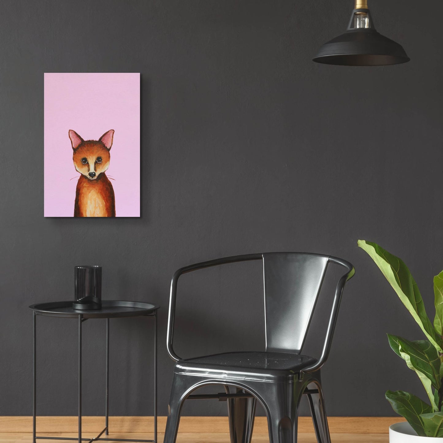 Epic Art ' Little Fox' by Lucia Stewart, Acrylic Glass Wall Art,16x24