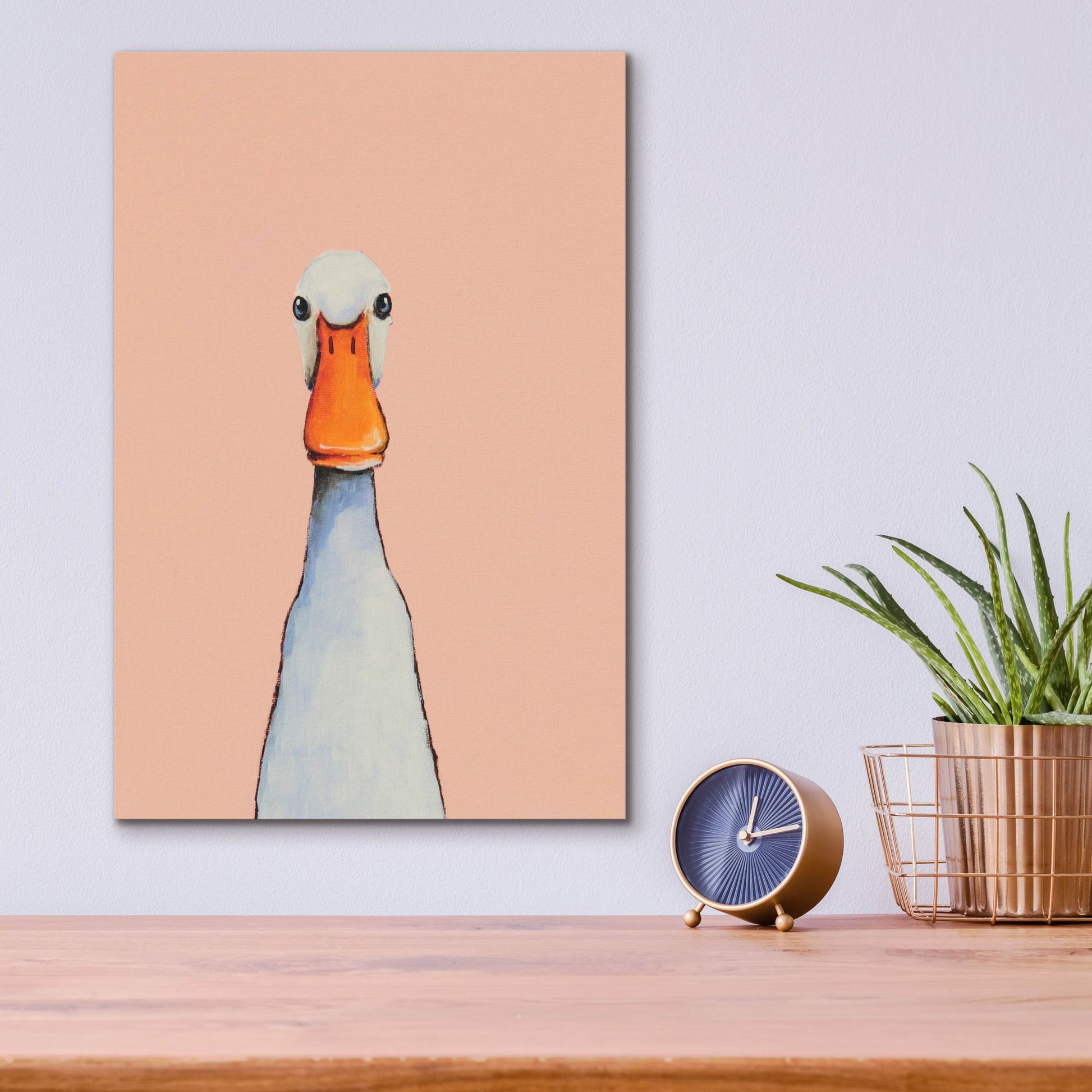 Epic Art ' Little Duck' by Lucia Stewart, Acrylic Glass Wall Art,12x16