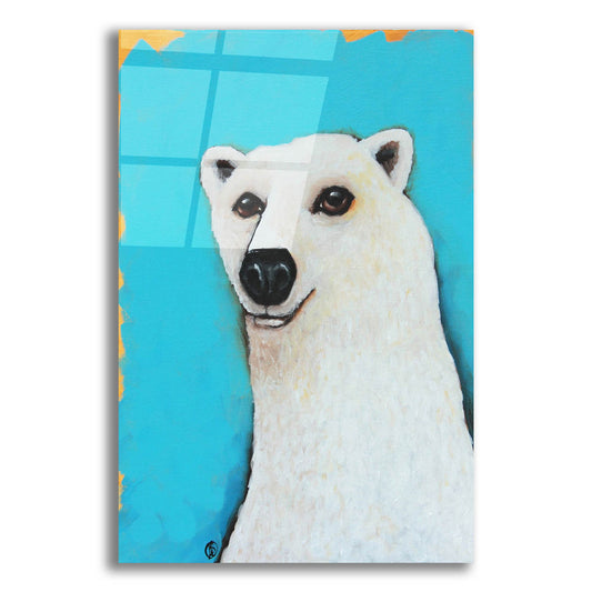 Epic Art ' The Cute Polar Bear' by Lucia Stewart, Acrylic Glass Wall Art