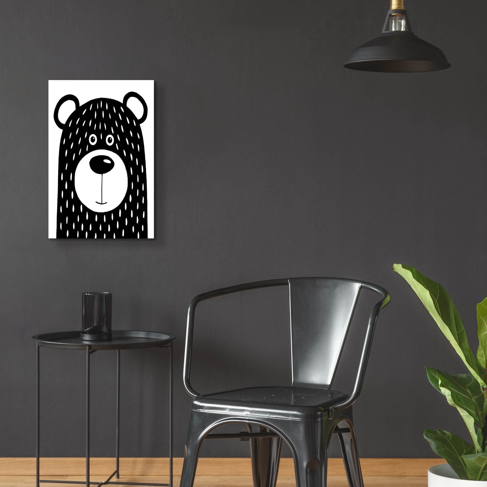 Epic Art ' Vanilla Bear' by Lucia Stewart, Acrylic Glass Wall Art,16x24