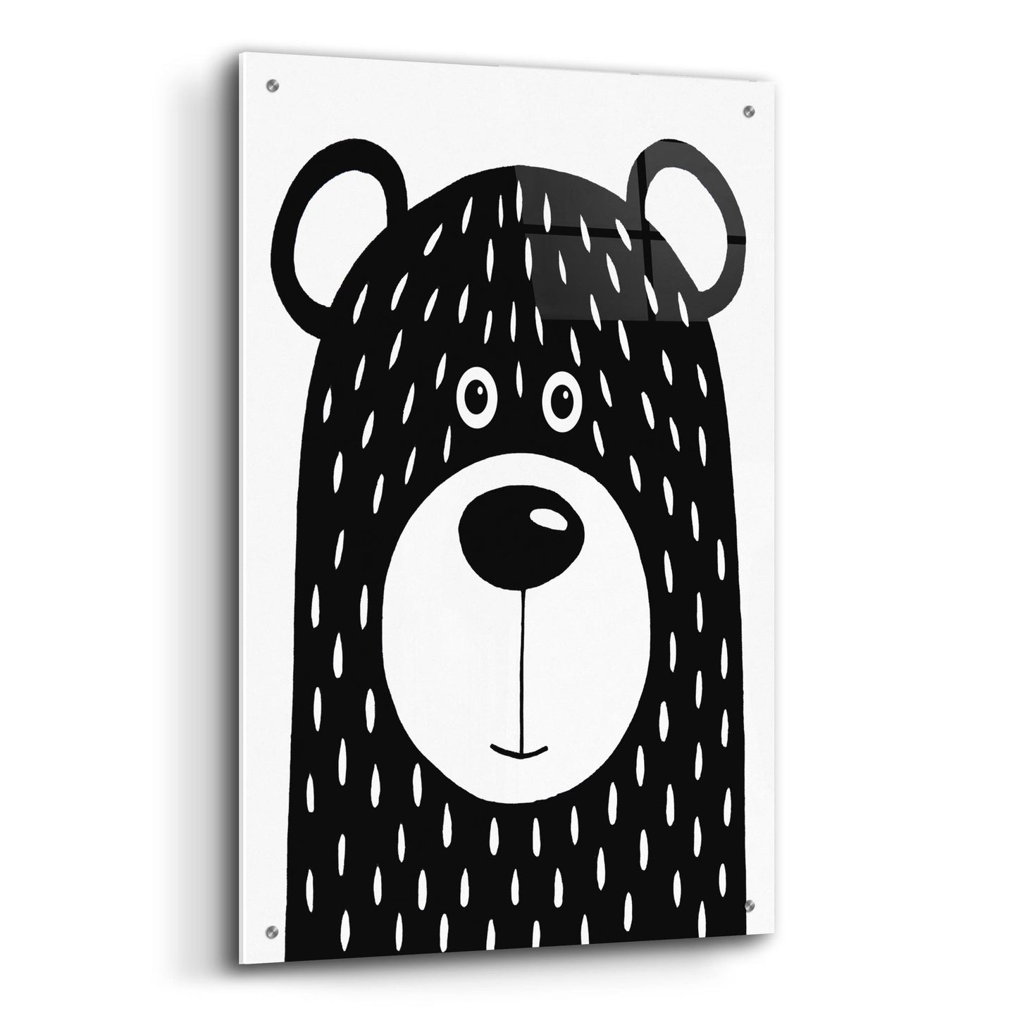 Epic Art ' Vanilla Bear' by Lucia Stewart, Acrylic Glass Wall Art,24x36