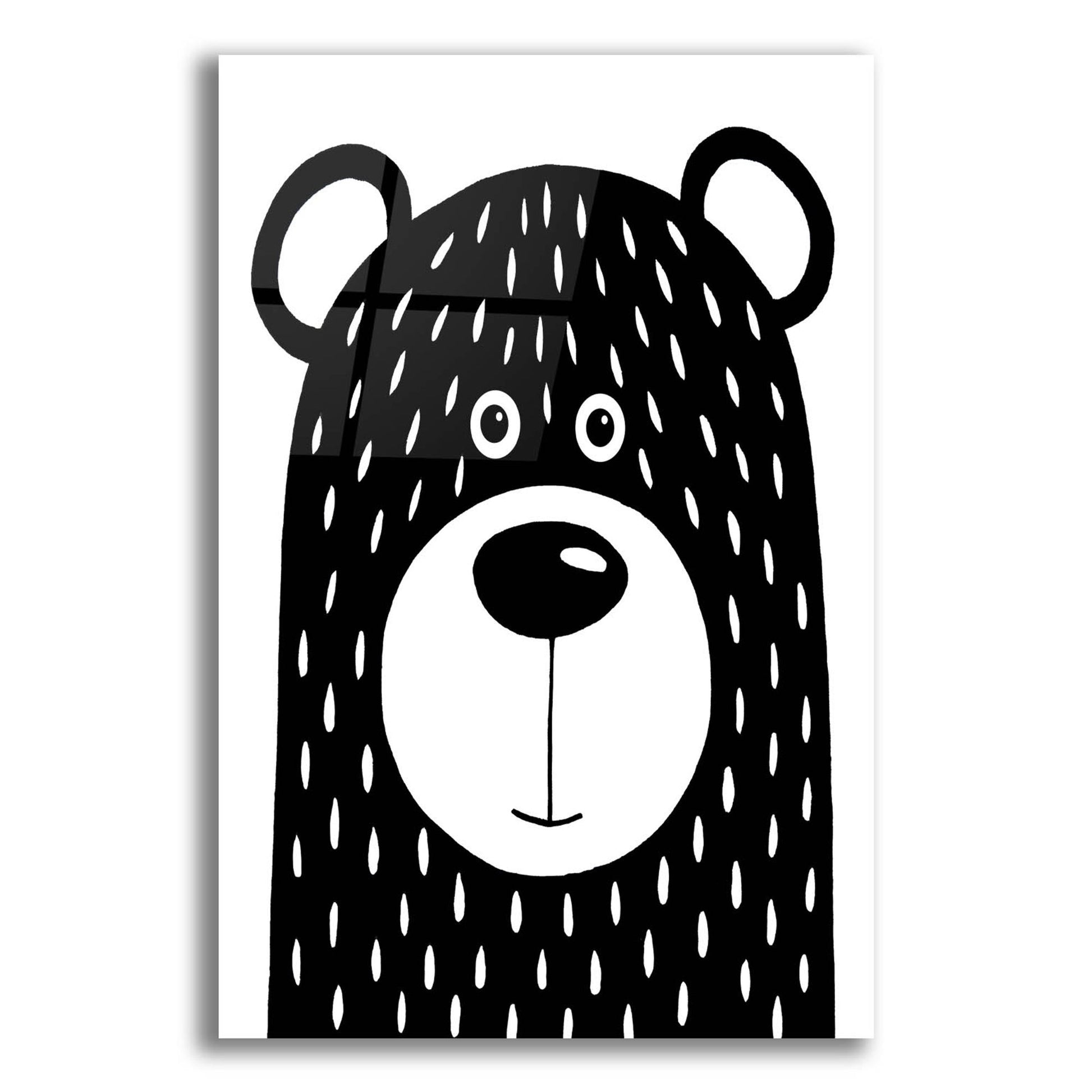 Epic Art ' Vanilla Bear' by Lucia Stewart, Acrylic Glass Wall Art