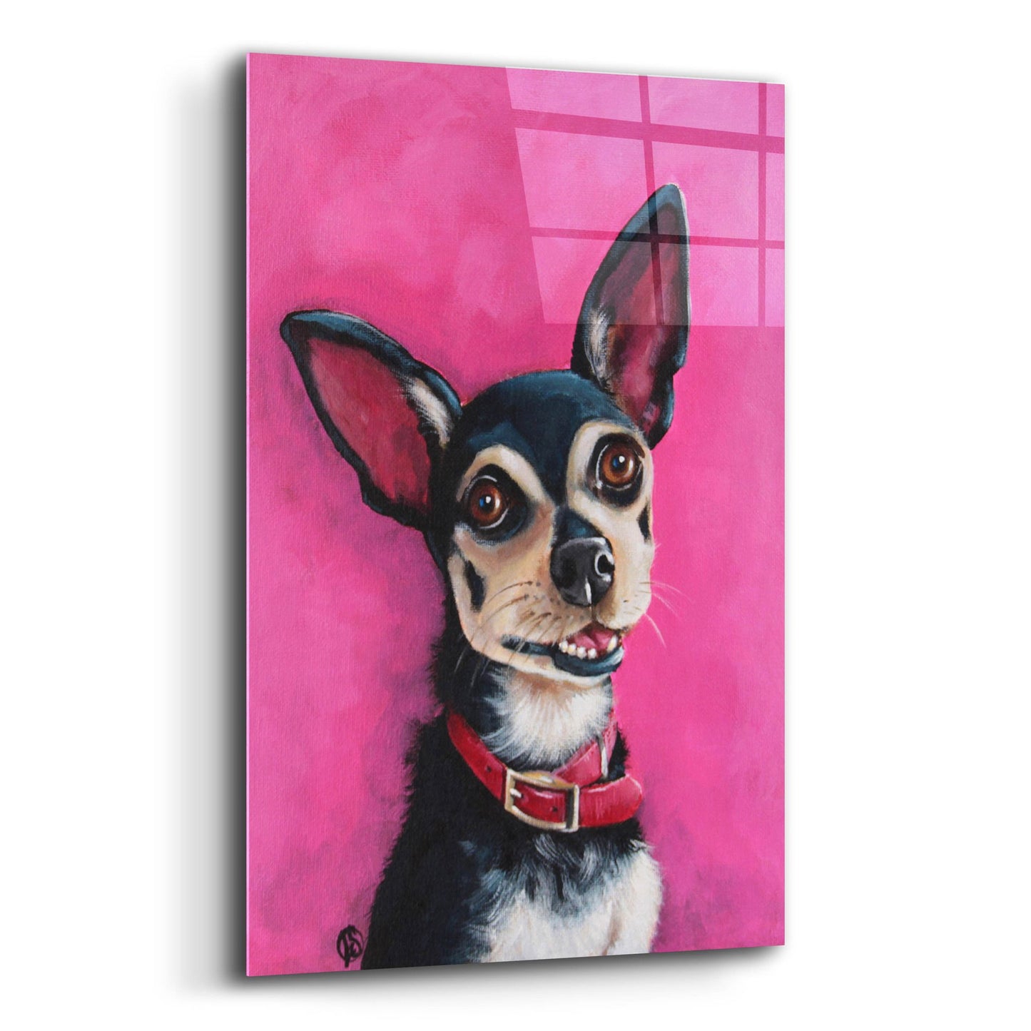 Epic Art ' Bubba' by Lucia Stewart, Acrylic Glass Wall Art,12x16