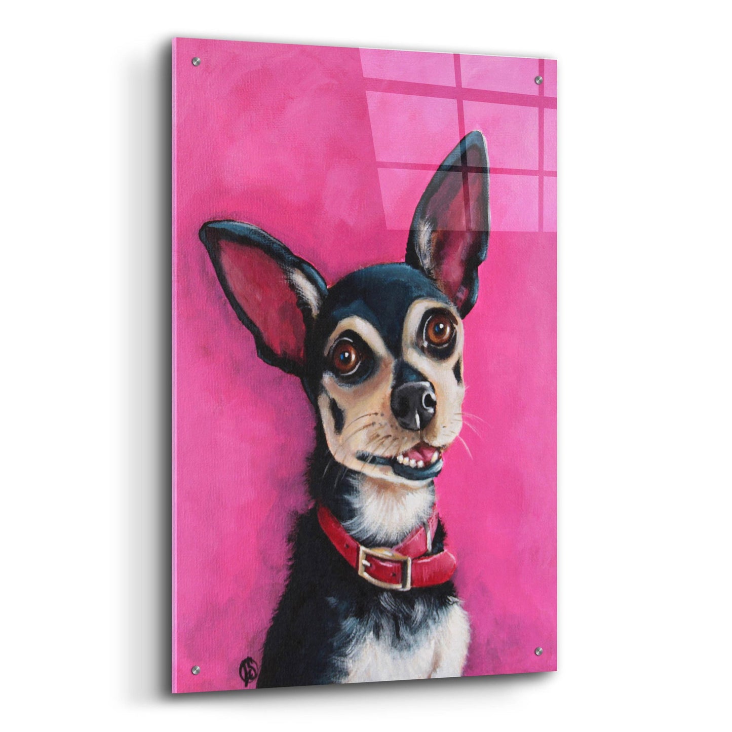 Epic Art ' Bubba' by Lucia Stewart, Acrylic Glass Wall Art,24x36