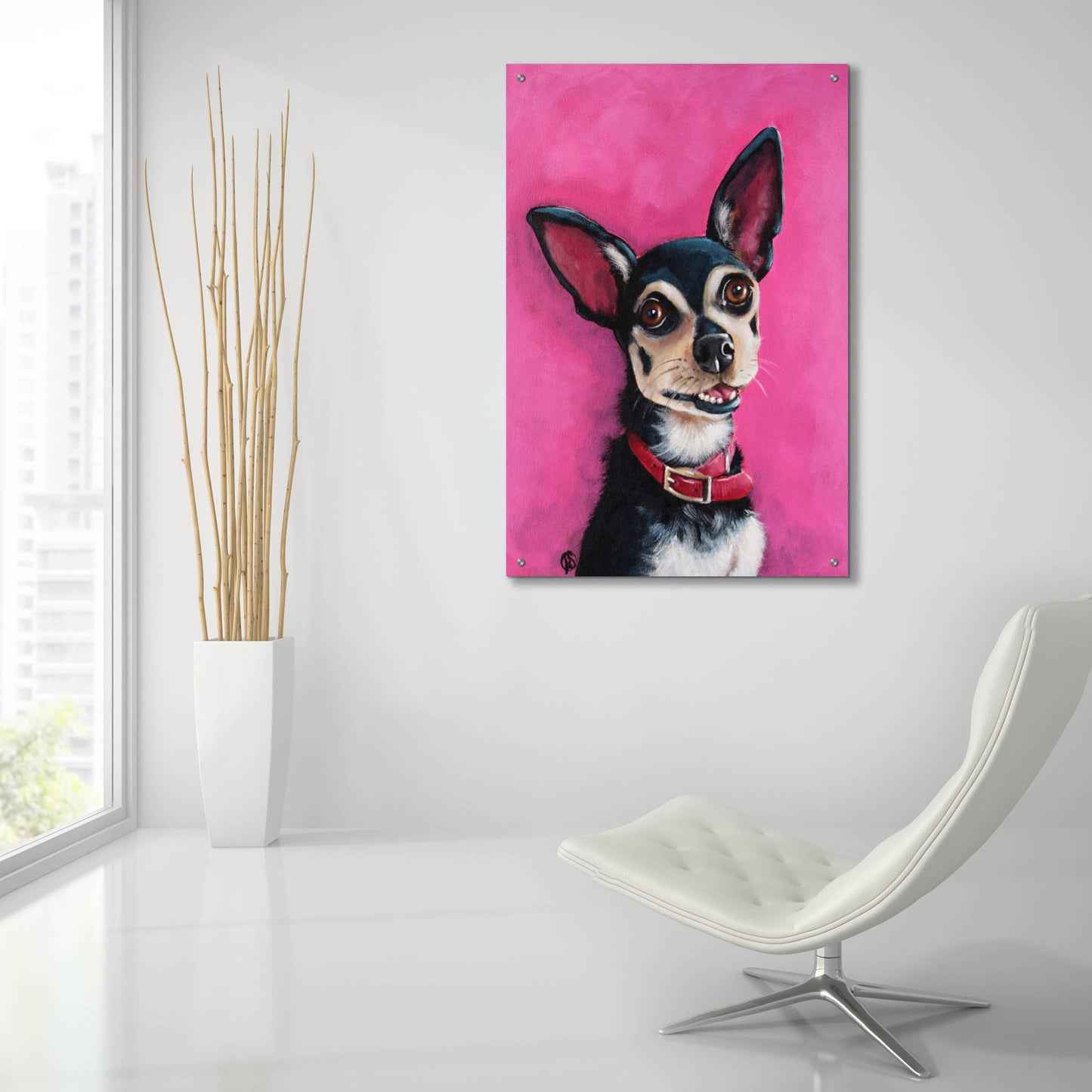 Epic Art ' Bubba' by Lucia Stewart, Acrylic Glass Wall Art,24x36