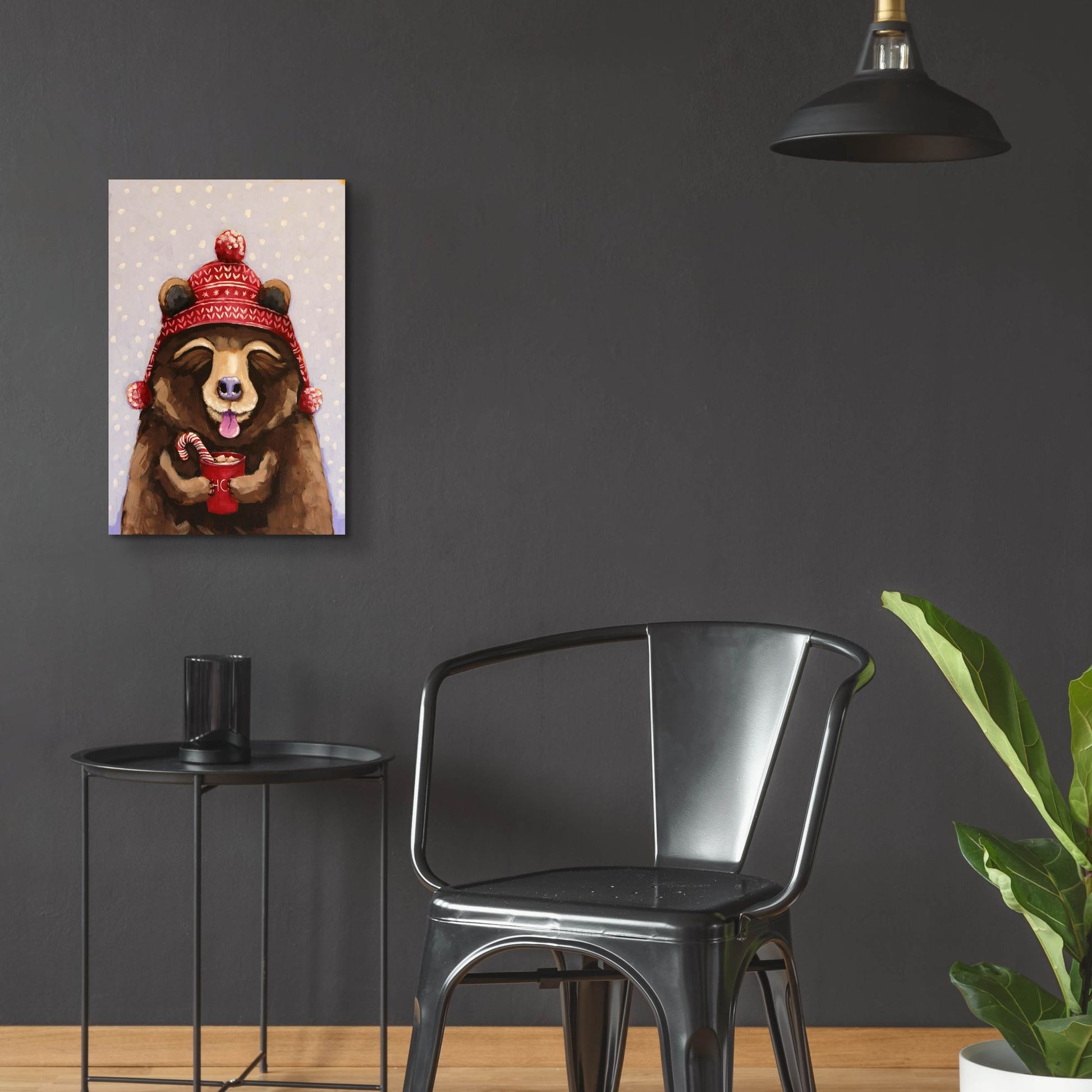 Epic Art ' Hot Chocolate Bear' by Lucia Stewart, Acrylic Glass Wall Art,16x24