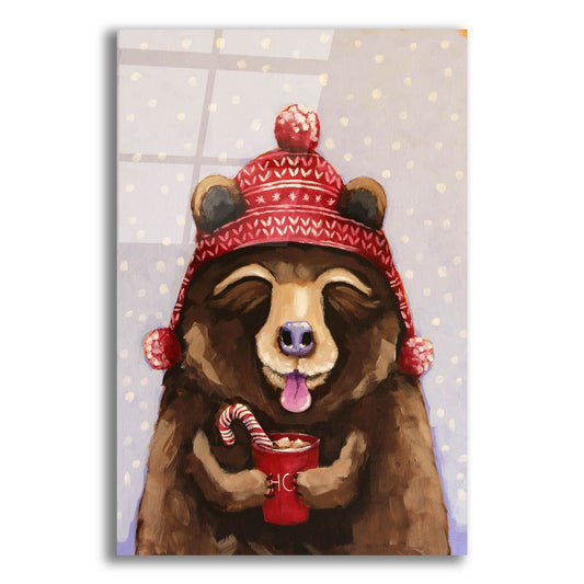 Epic Art ' Hot Chocolate Bear' by Lucia Stewart, Acrylic Glass Wall Art