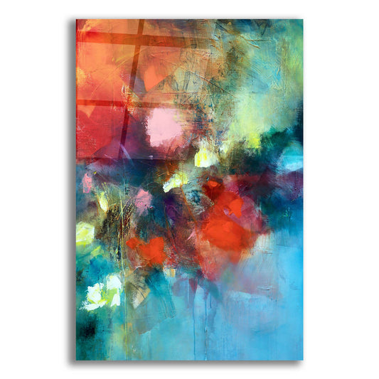 Epic Art ' Behind The Flowers' by Marianne Quinzin, Acrylic Glass Wall Art