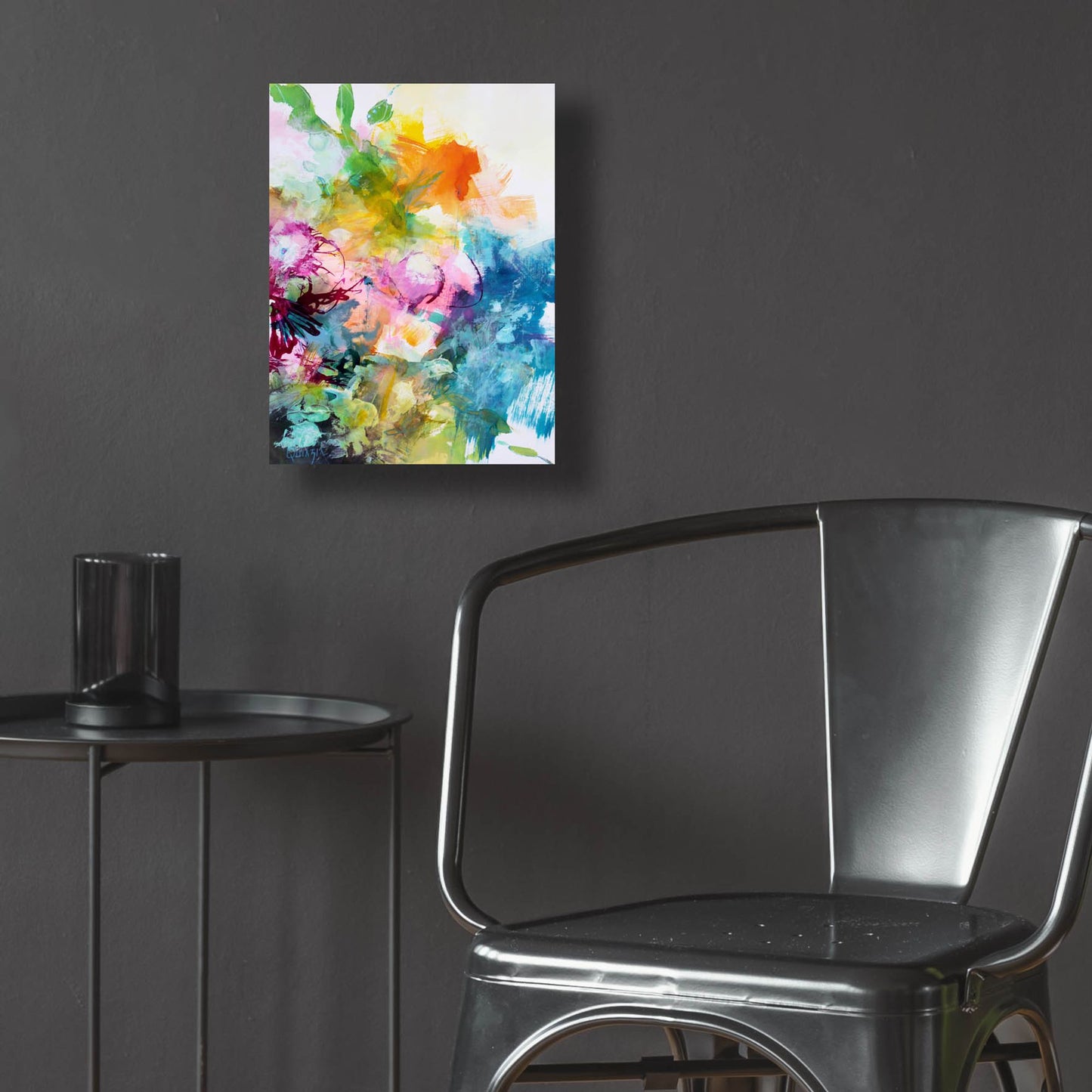 Epic Art ' Bloom 1' by Marianne Quinzin, Acrylic Glass Wall Art,12x16