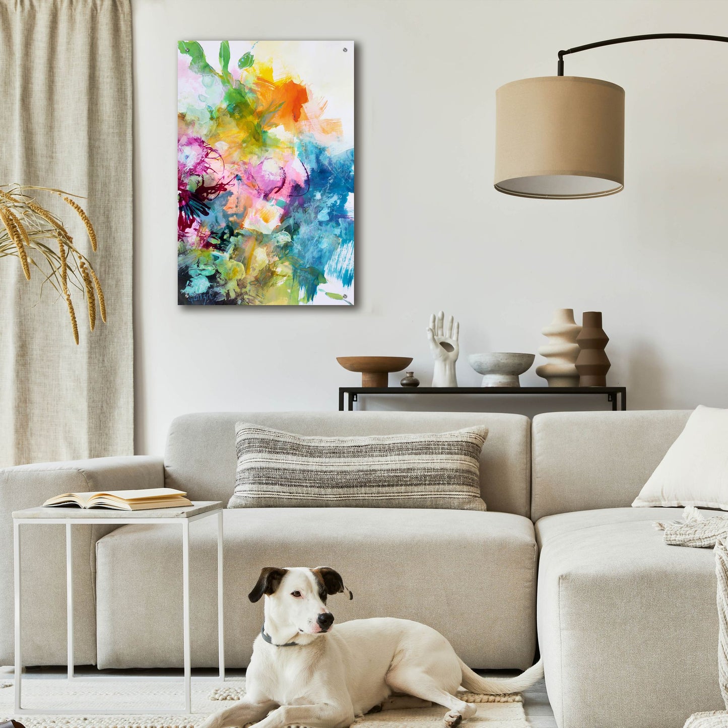 Epic Art ' Bloom 1' by Marianne Quinzin, Acrylic Glass Wall Art,24x36