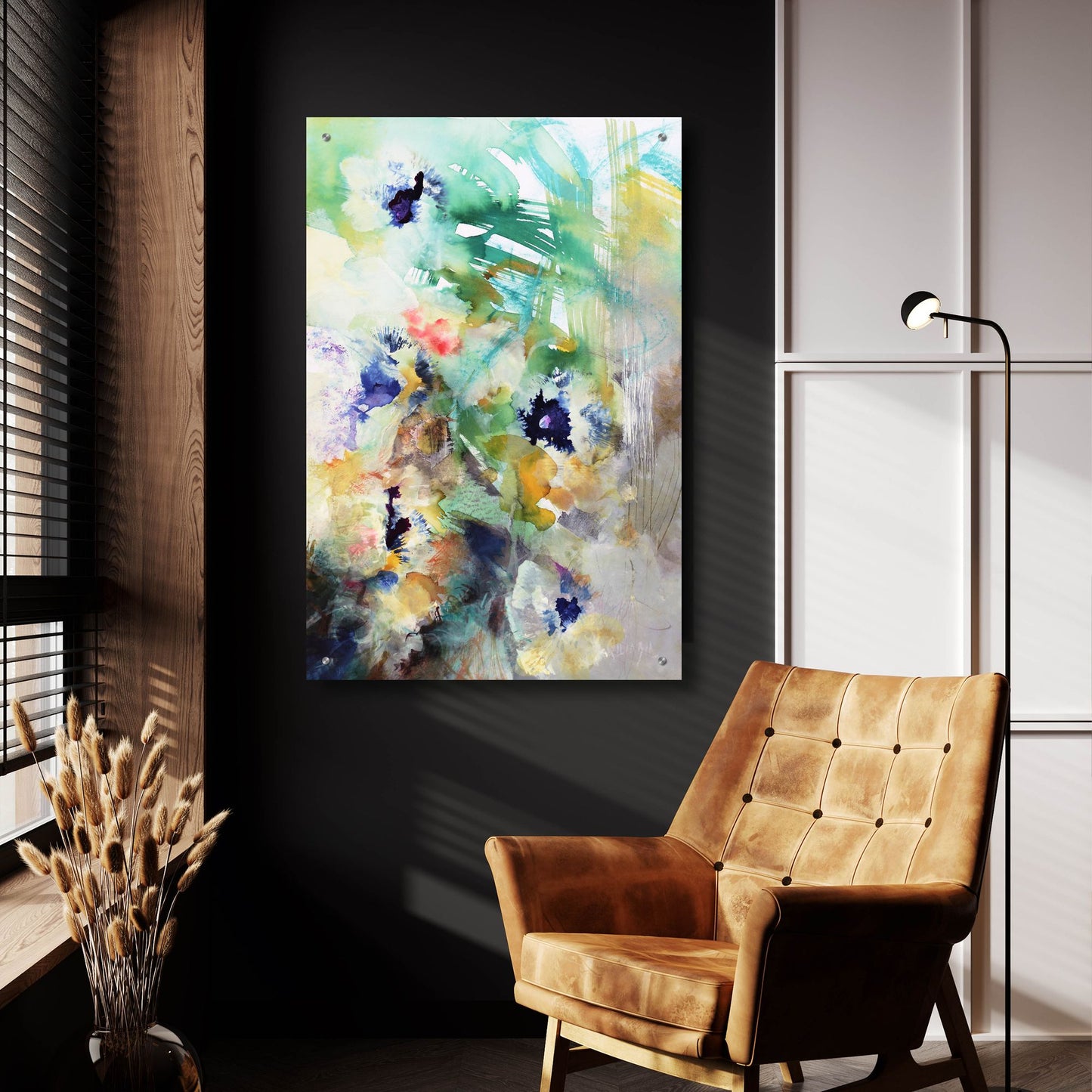 Epic Art ' Bloom 2' by Marianne Quinzin, Acrylic Glass Wall Art,24x36