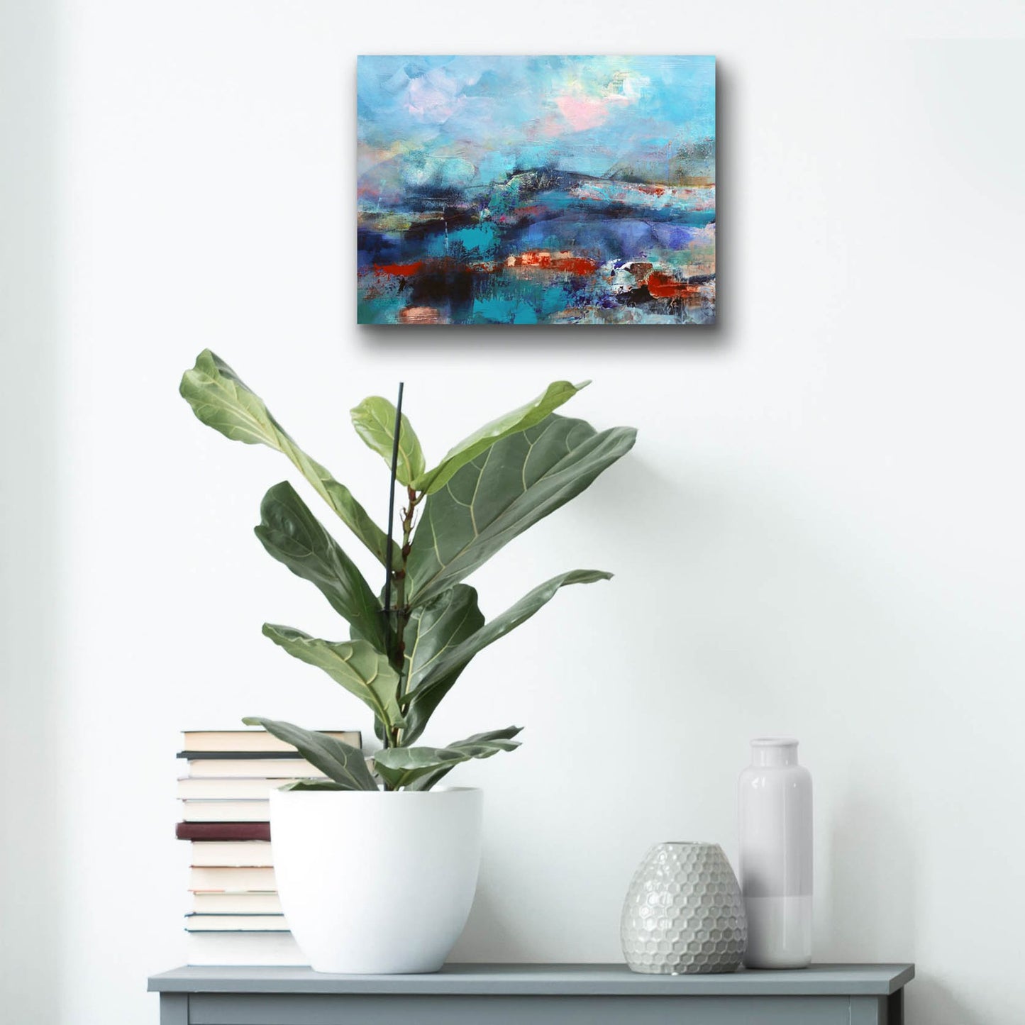 Epic Art ' The Coast' by Marianne Quinzin, Acrylic Glass Wall Art,16x12