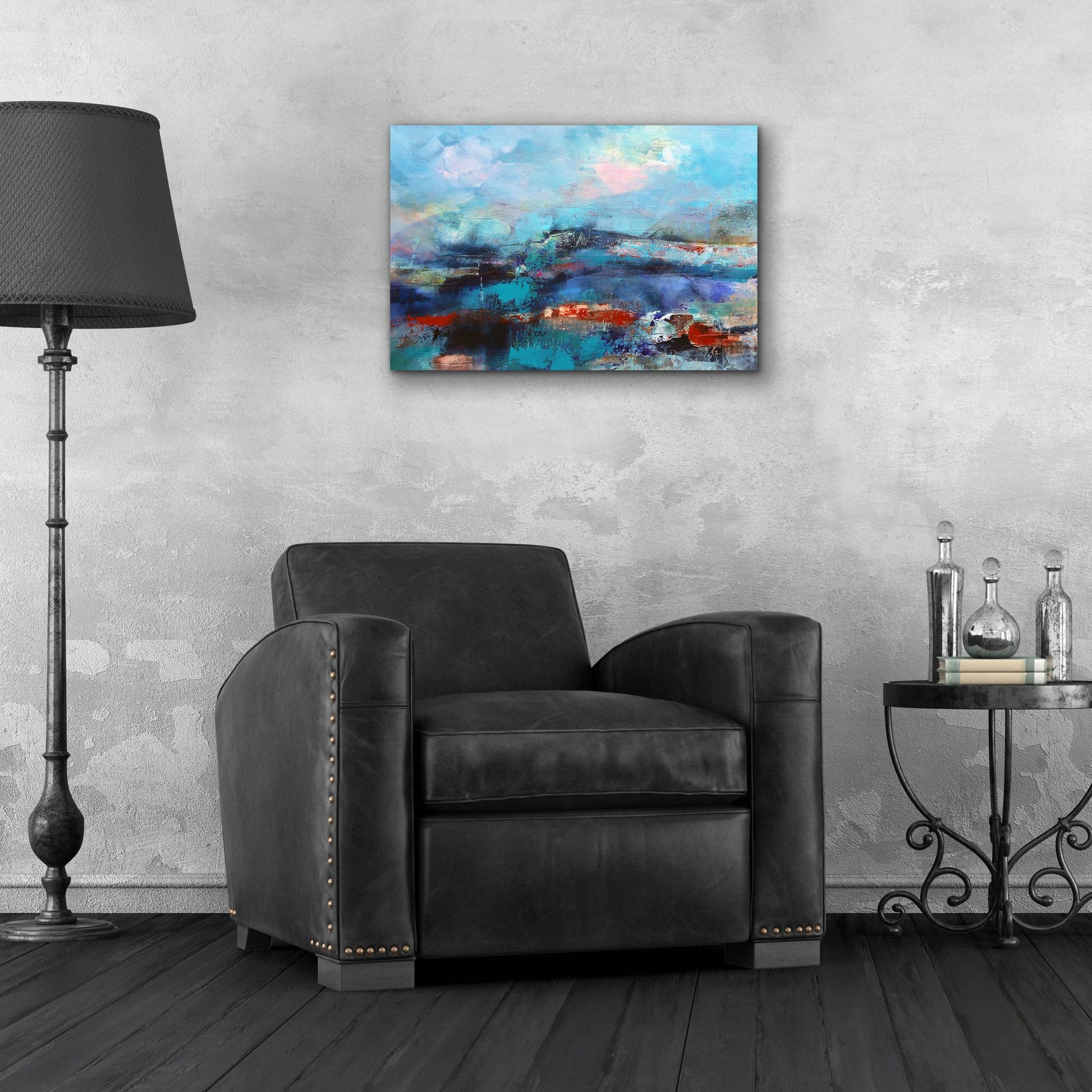 Epic Art ' The Coast' by Marianne Quinzin, Acrylic Glass Wall Art,24x16