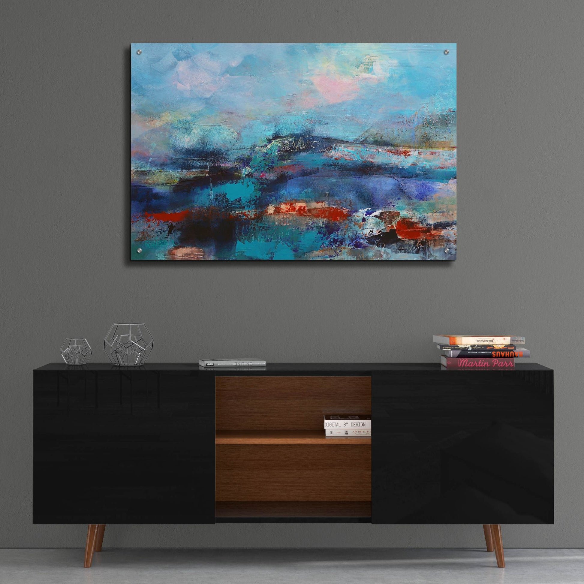 Epic Art ' The Coast' by Marianne Quinzin, Acrylic Glass Wall Art,36x24