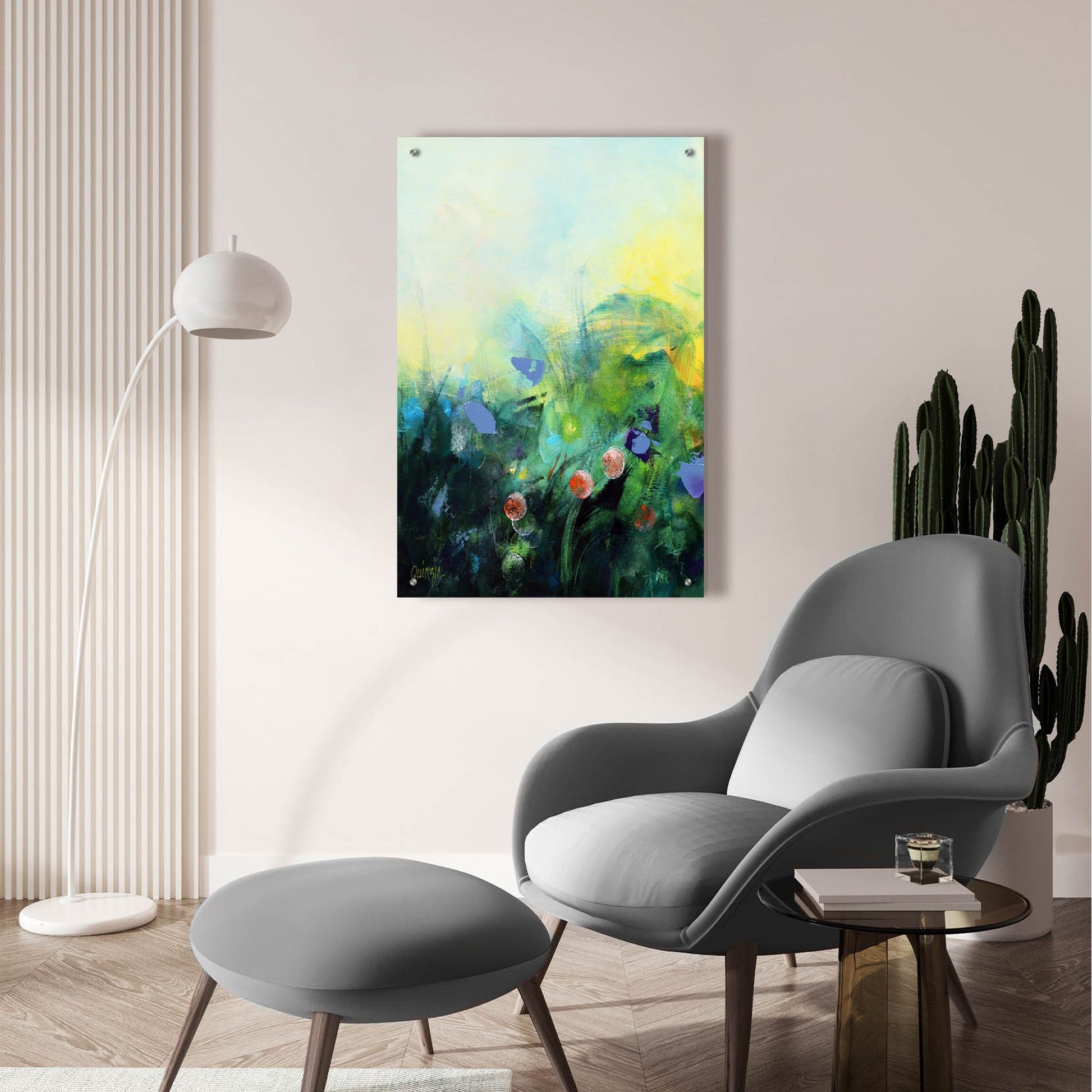 Epic Art ' Waiting For Spring' by Marianne Quinzin, Acrylic Glass Wall Art,24x36