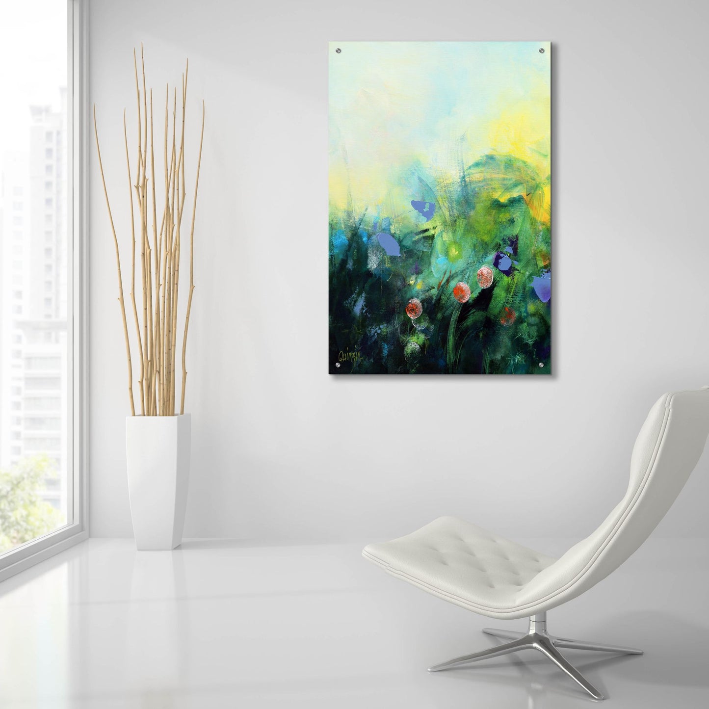 Epic Art ' Waiting For Spring' by Marianne Quinzin, Acrylic Glass Wall Art,24x36