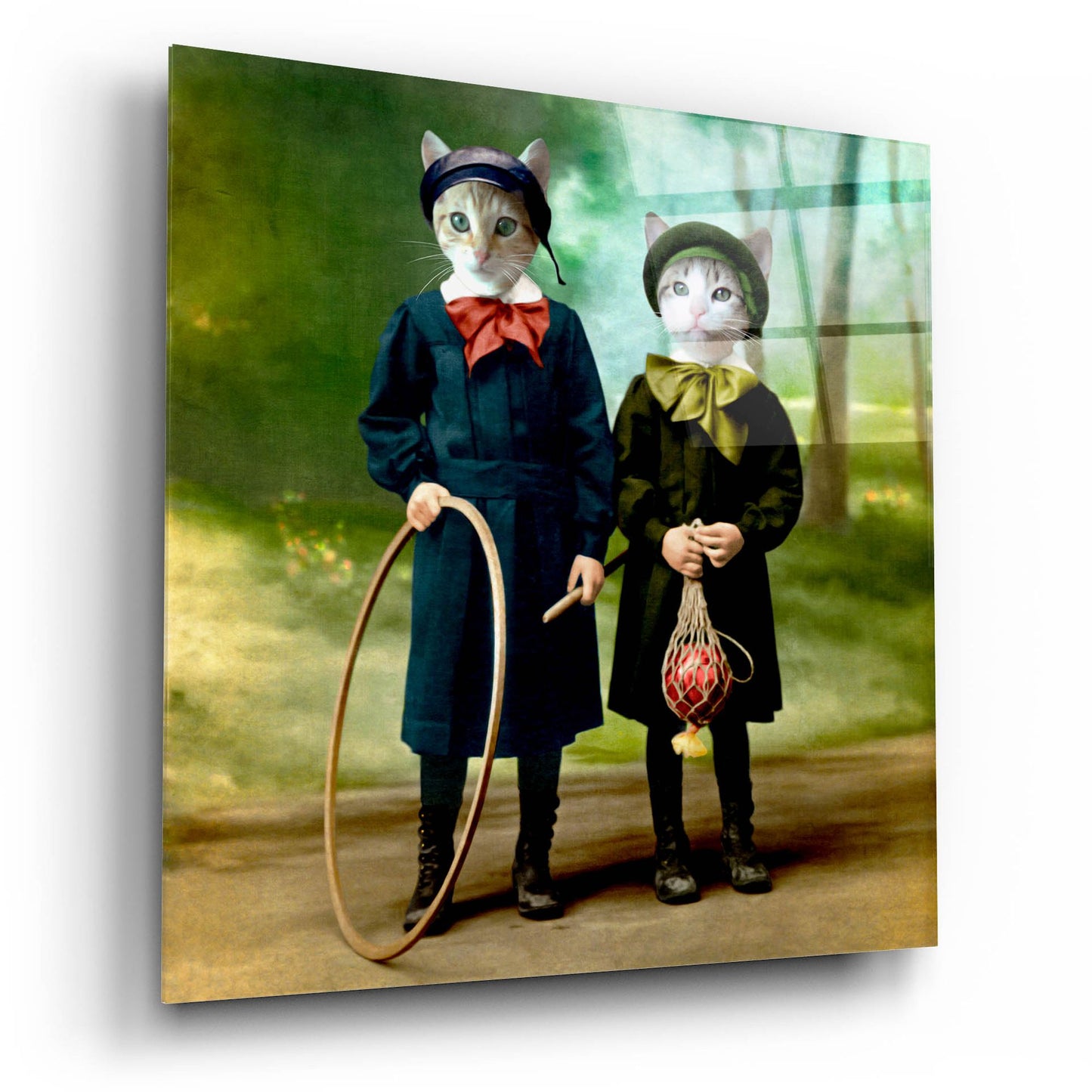 Epic Art ' The Good Kids' by Martine Roch, Acrylic Glass Wall Art,12x12