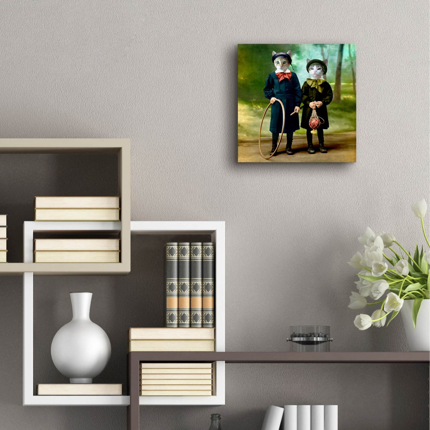 Epic Art ' The Good Kids' by Martine Roch, Acrylic Glass Wall Art,12x12