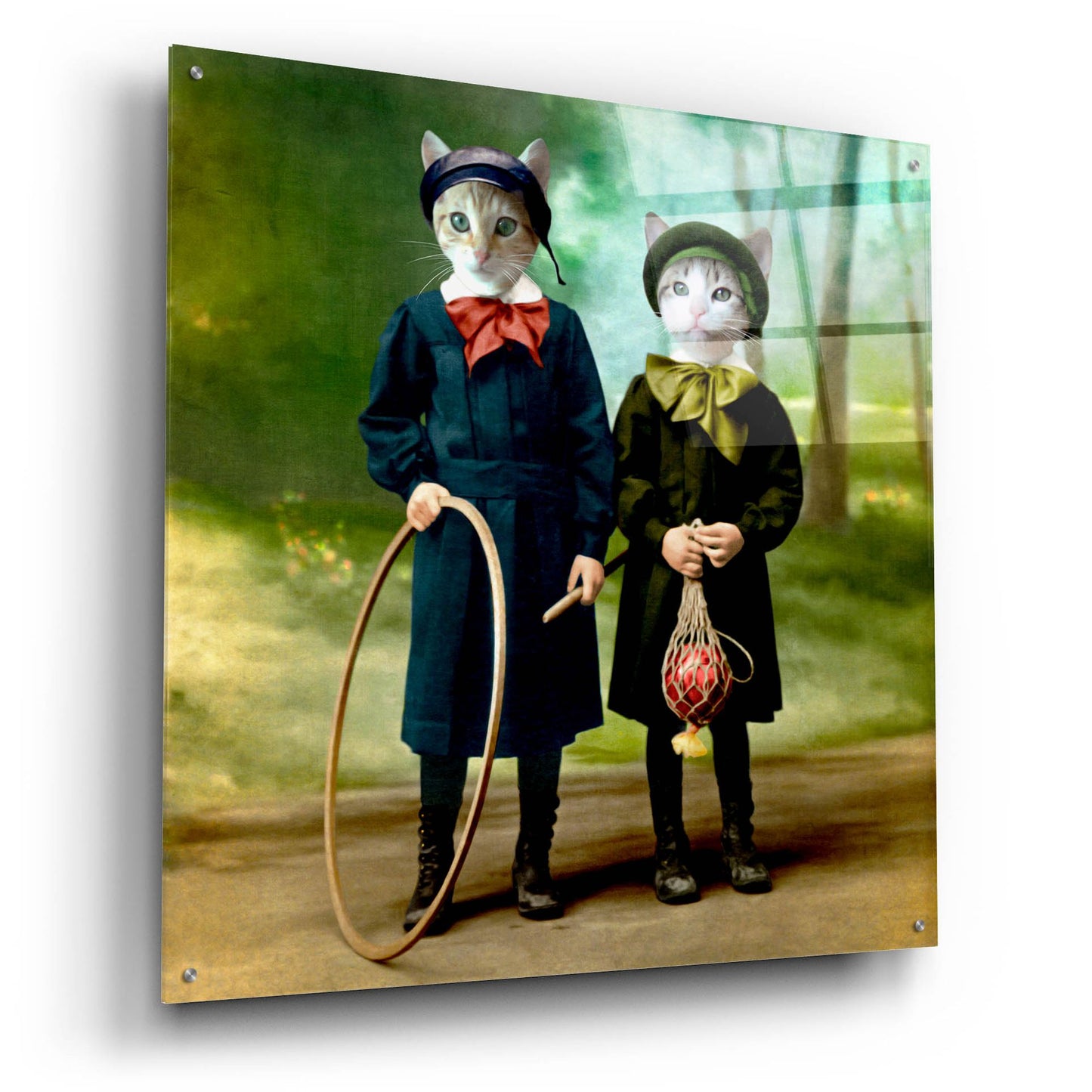 Epic Art ' The Good Kids' by Martine Roch, Acrylic Glass Wall Art,36x36