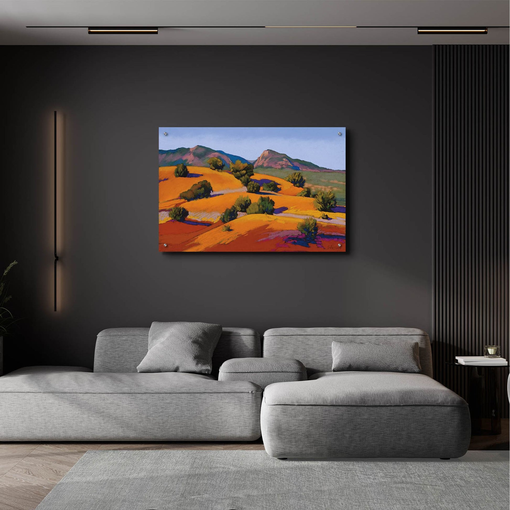 Epic Art ' Juniper Hills' by Mary Silverwood, Acrylic Glass Wall Art,36x24