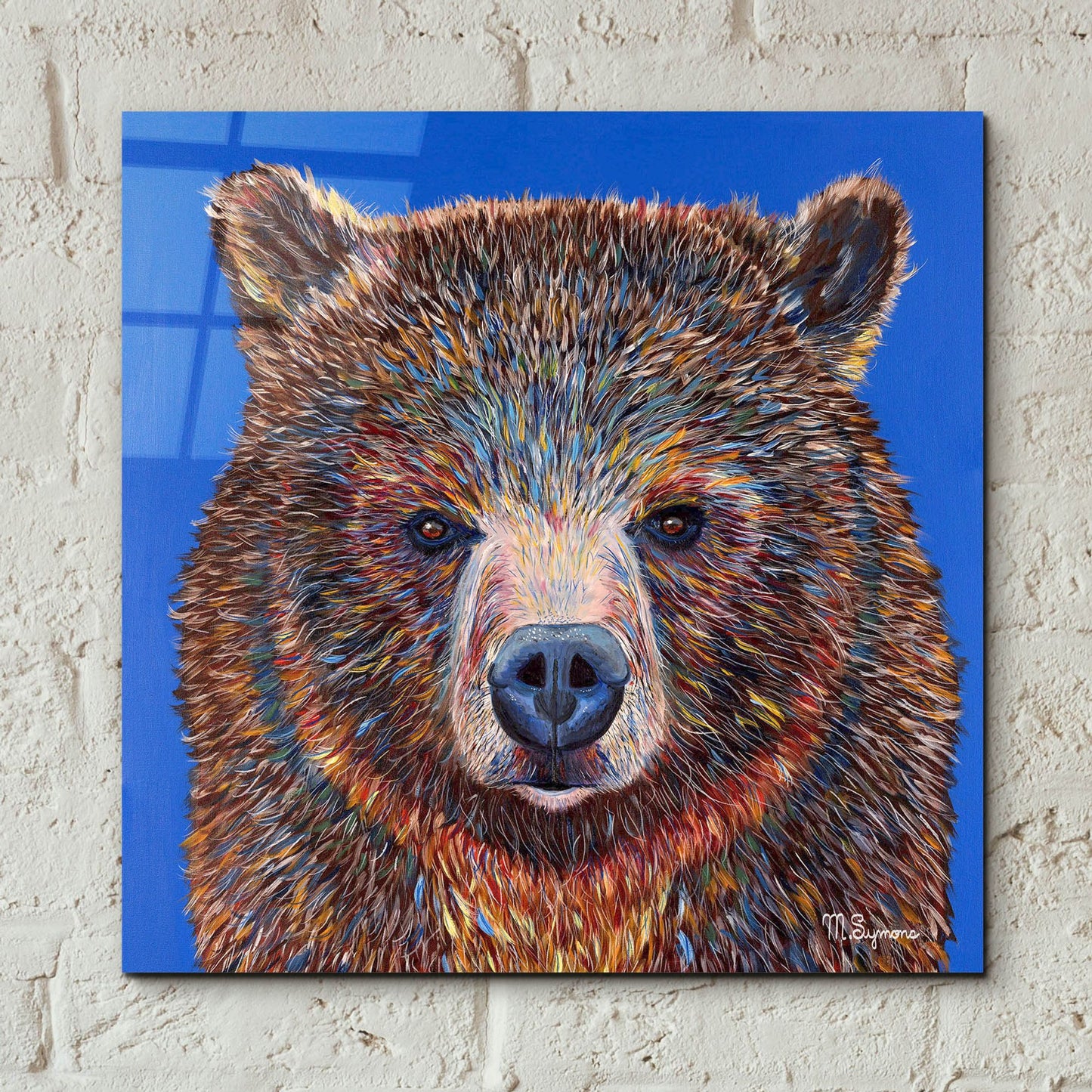 Epic Art ' Gus' by Melissa Symons, Acrylic Glass Wall Art,12x12