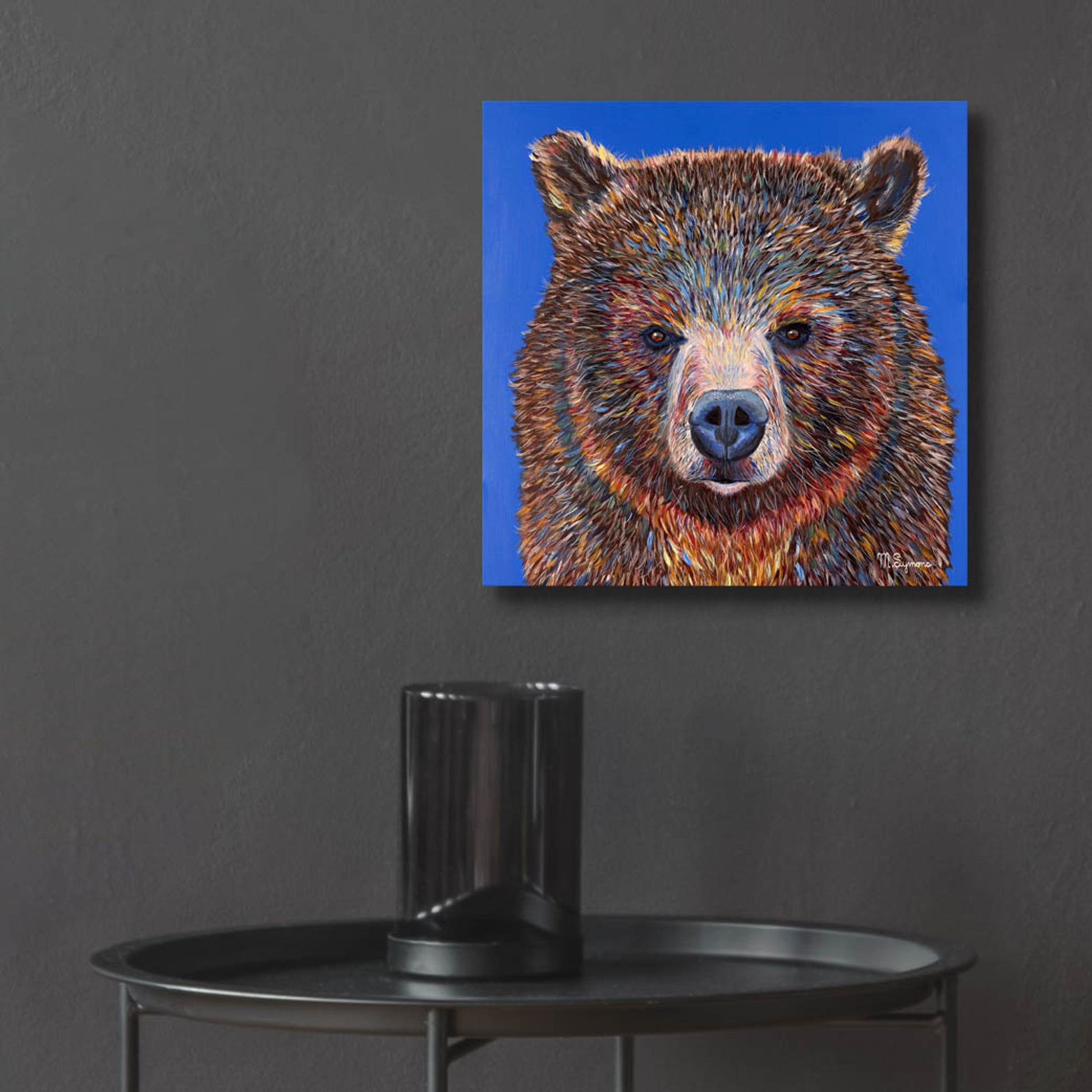 Epic Art ' Gus' by Melissa Symons, Acrylic Glass Wall Art,12x12