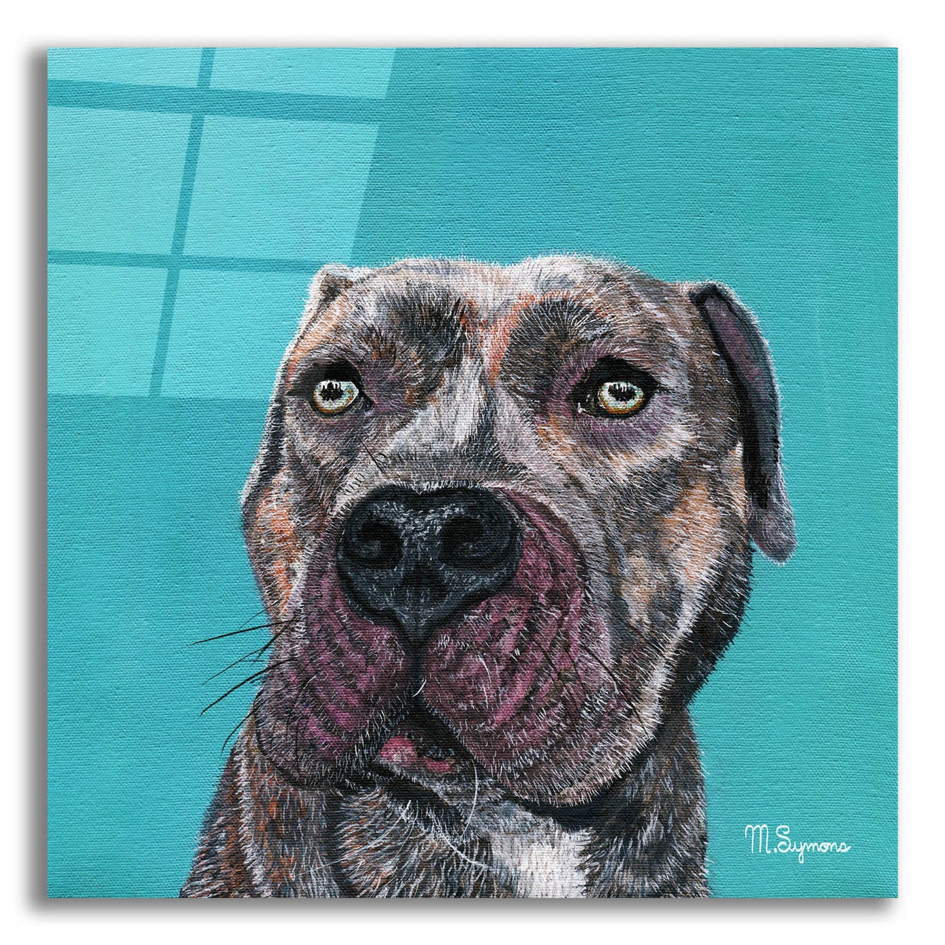 Epic Art ' Good Boy' by Melissa Symons, Acrylic Glass Wall Art