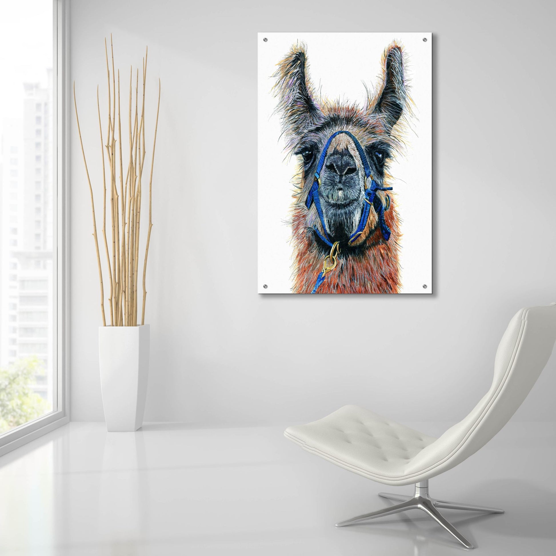 Epic Art ' Dalai Llama' by Melissa Symons, Acrylic Glass Wall Art,24x36