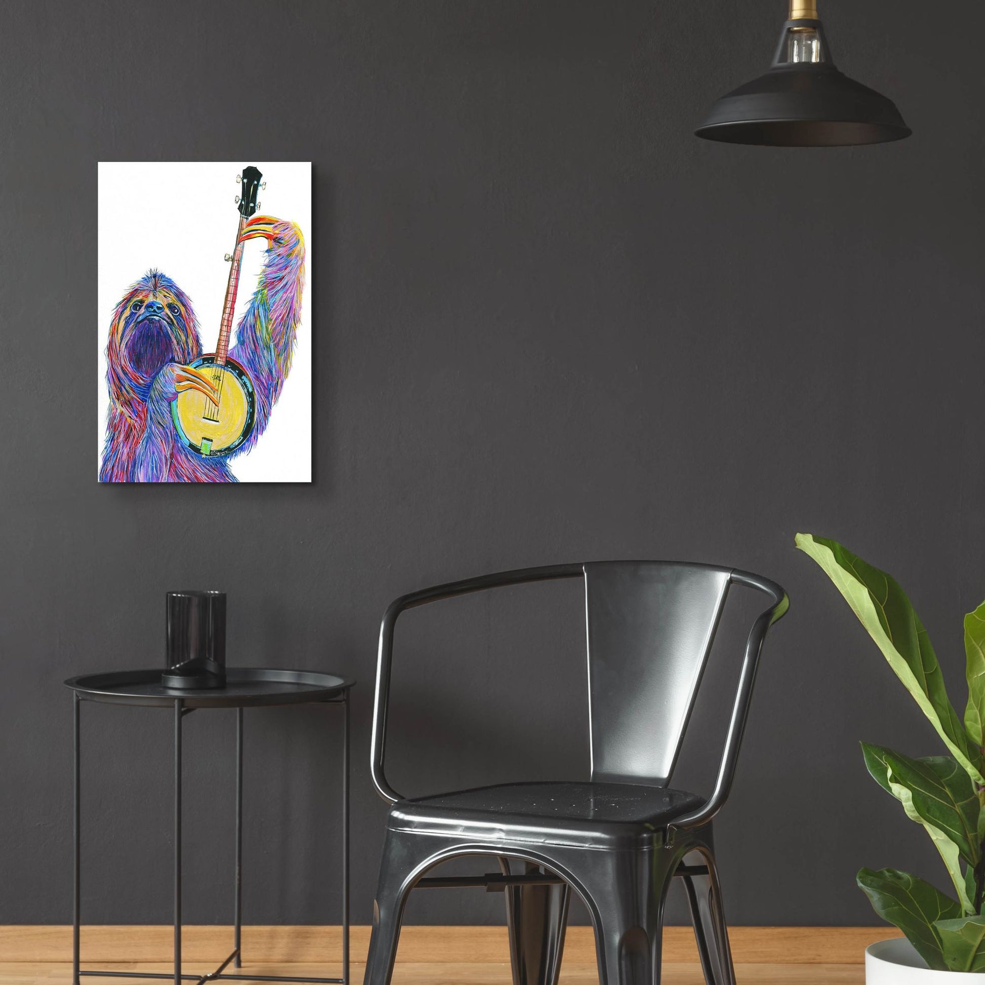 Epic Art ' Slow Banjo' by Melissa Symons, Acrylic Glass Wall Art,16x24