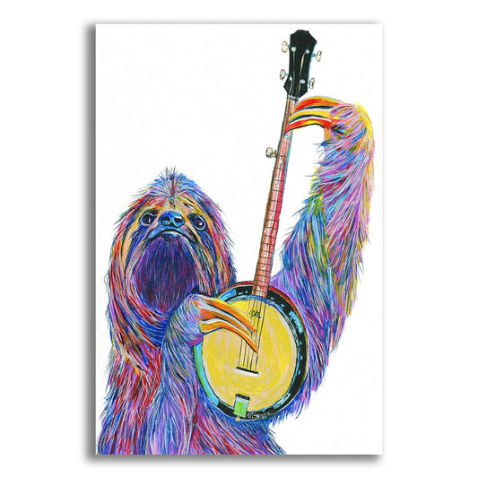 Epic Art ' Slow Banjo' by Melissa Symons, Acrylic Glass Wall Art