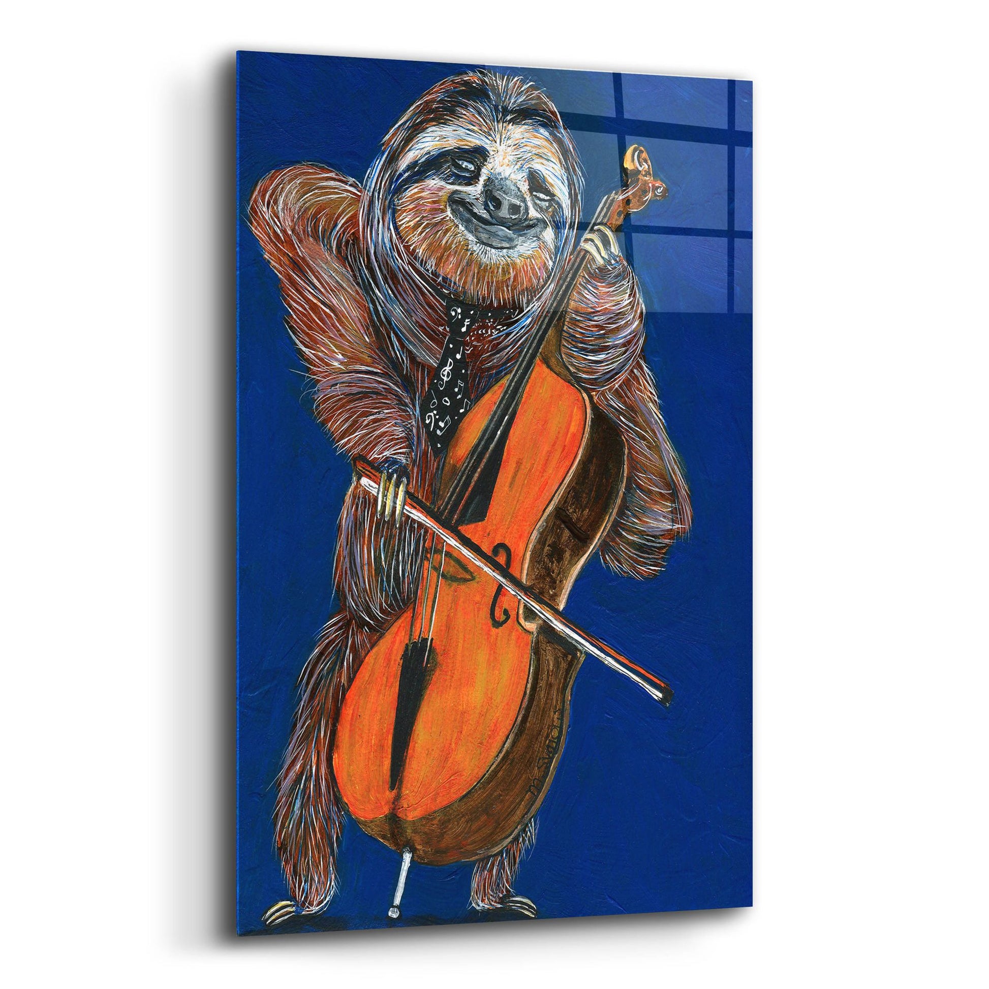 Epic Art ' Slow Yo Ma' by Melissa Symons, Acrylic Glass Wall Art,12x16