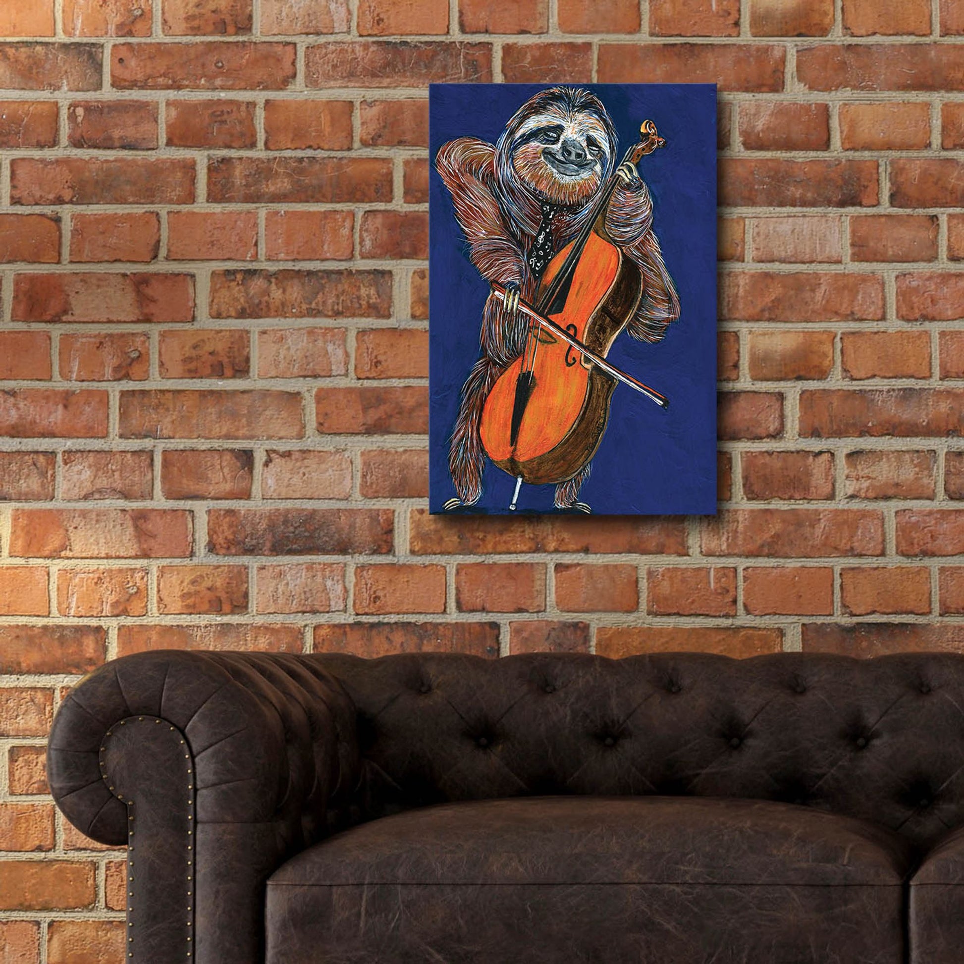 Epic Art ' Slow Yo Ma' by Melissa Symons, Acrylic Glass Wall Art,16x24