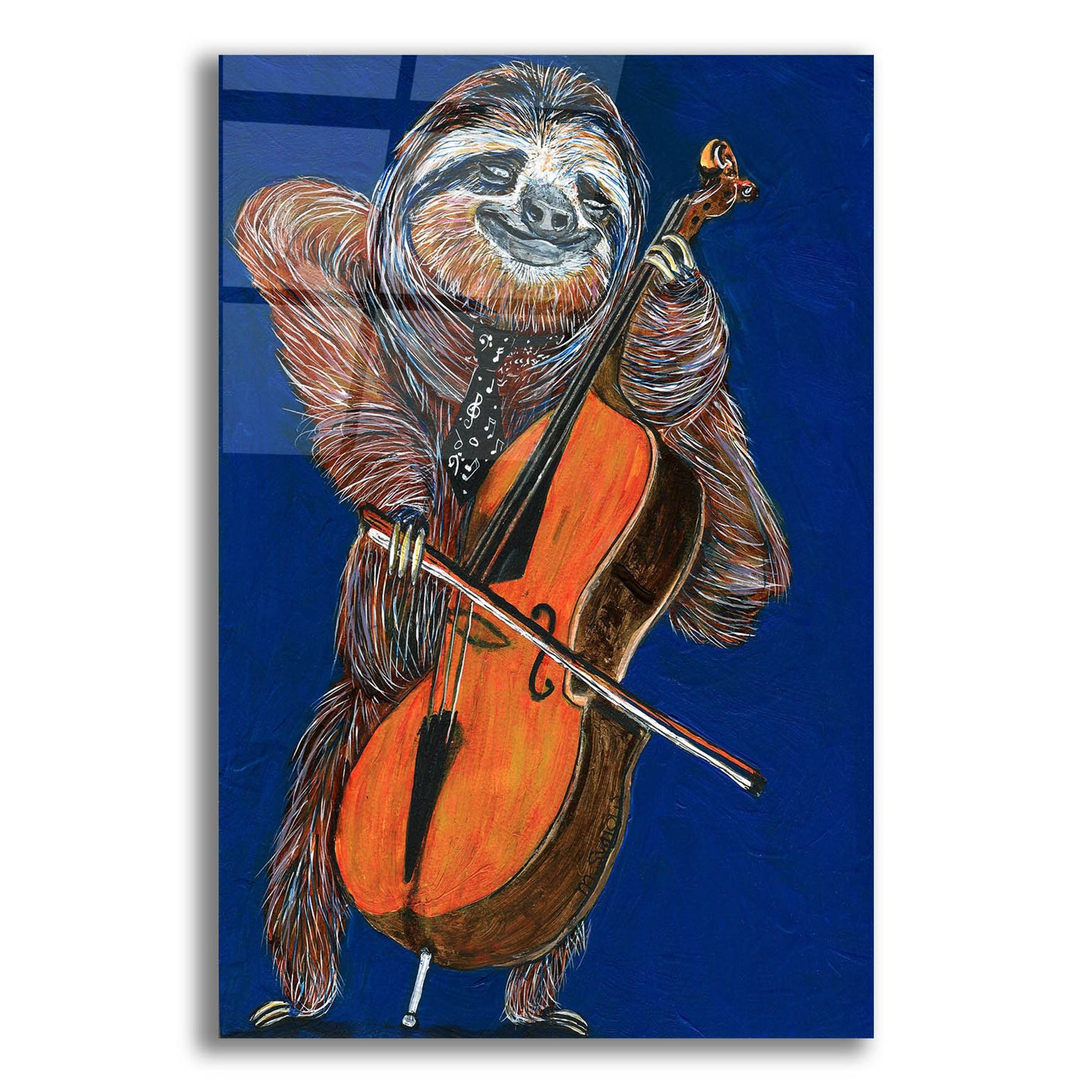 Epic Art ' Slow Yo Ma' by Melissa Symons, Acrylic Glass Wall Art