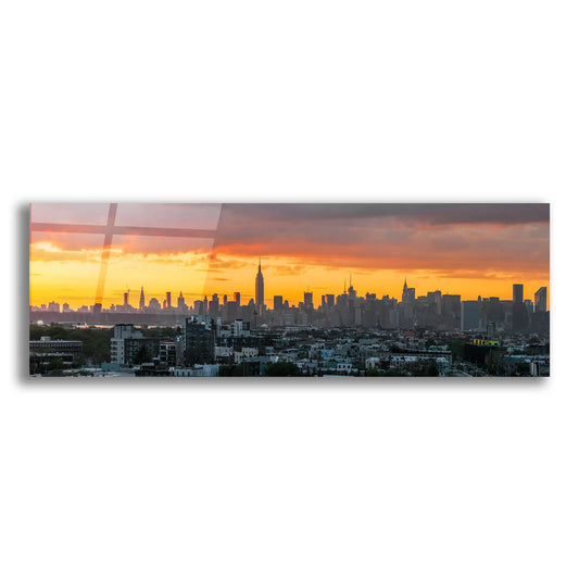 Epic Art ' Manhattan Skyline from Brooklyn' by Richard Silver, Acrylic Glass Wall Art