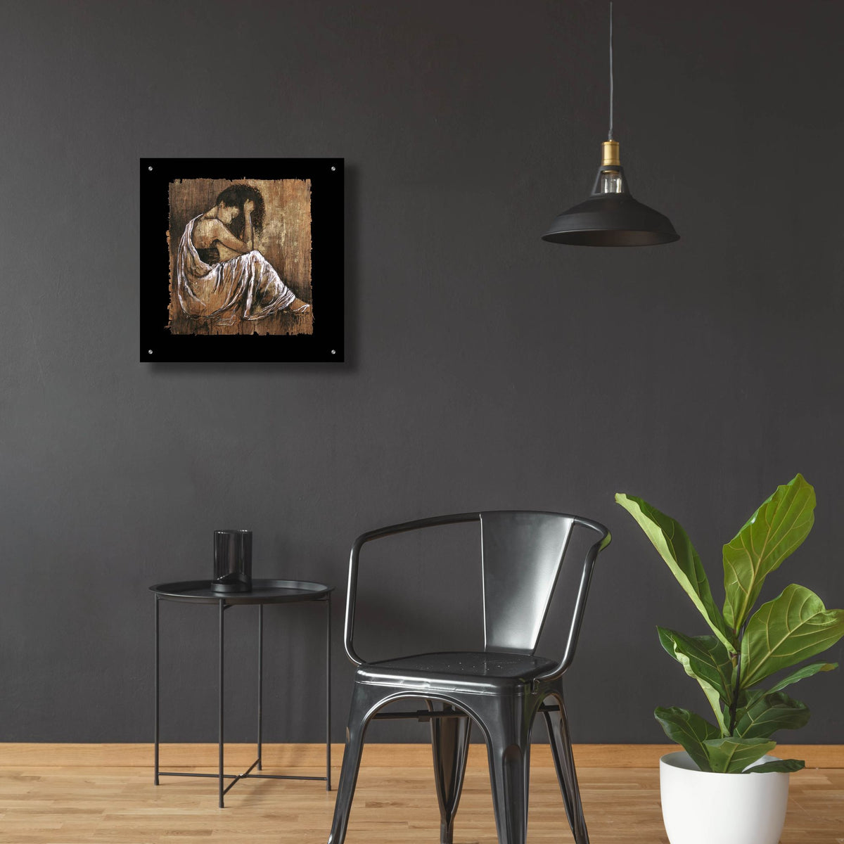 Epic Art ' Soulful Grace I' by Monica Stewart, Acrylic Glass Wall Art,24x24