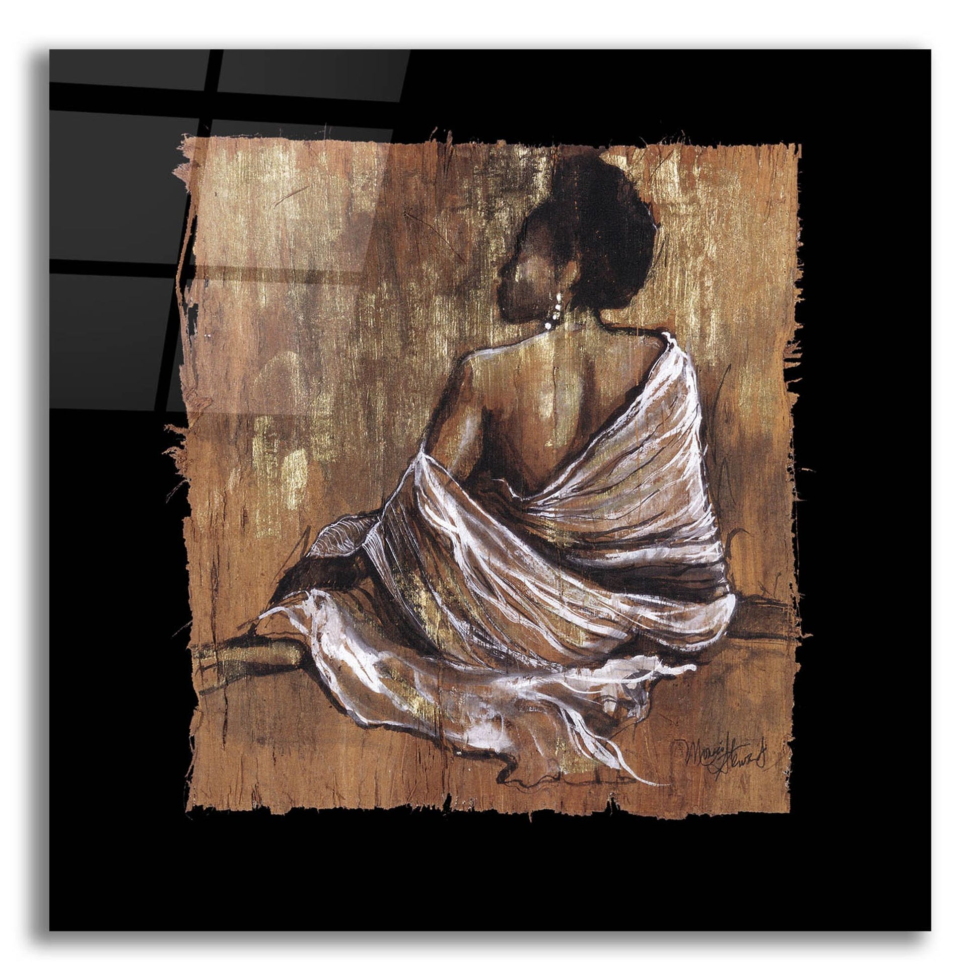 Epic Art ' Soulful Grace III' by Monica Stewart, Acrylic Glass Wall Art