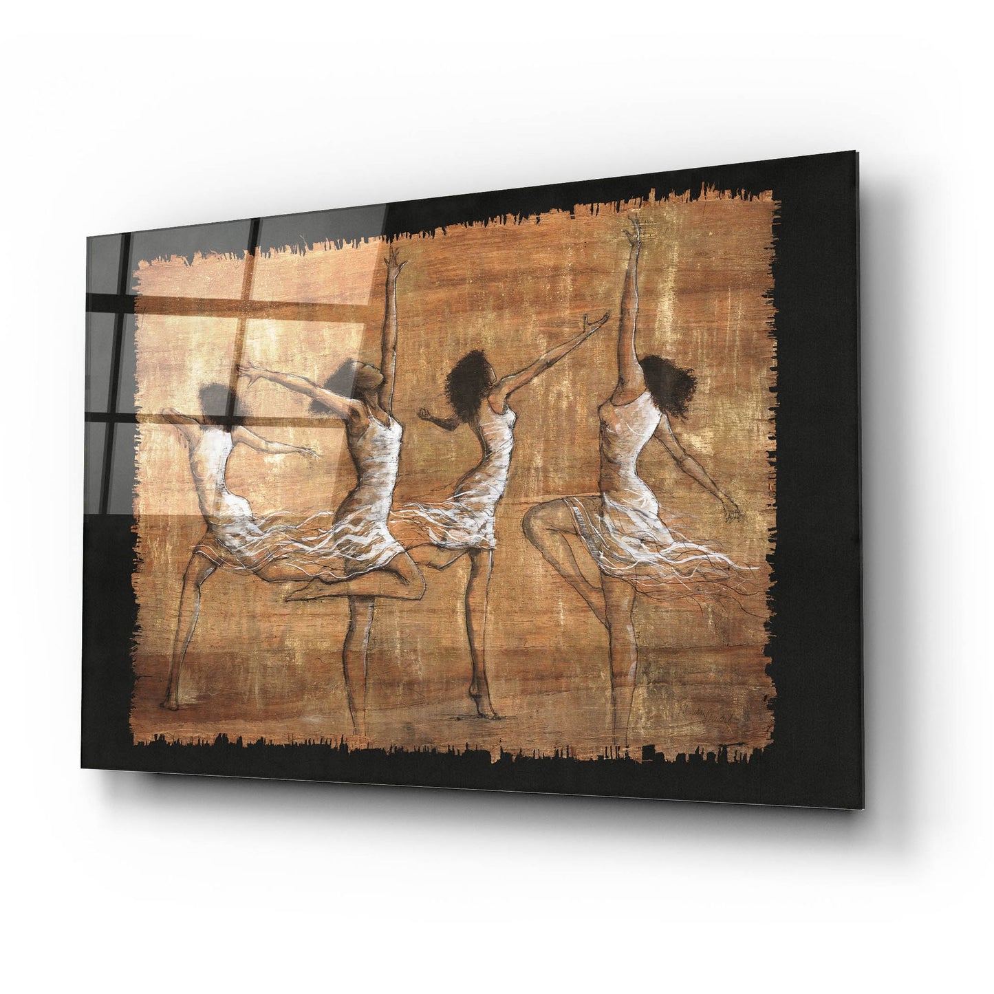 Epic Art ' Rejoice!' by Monica Stewart, Acrylic Glass Wall Art,24x16