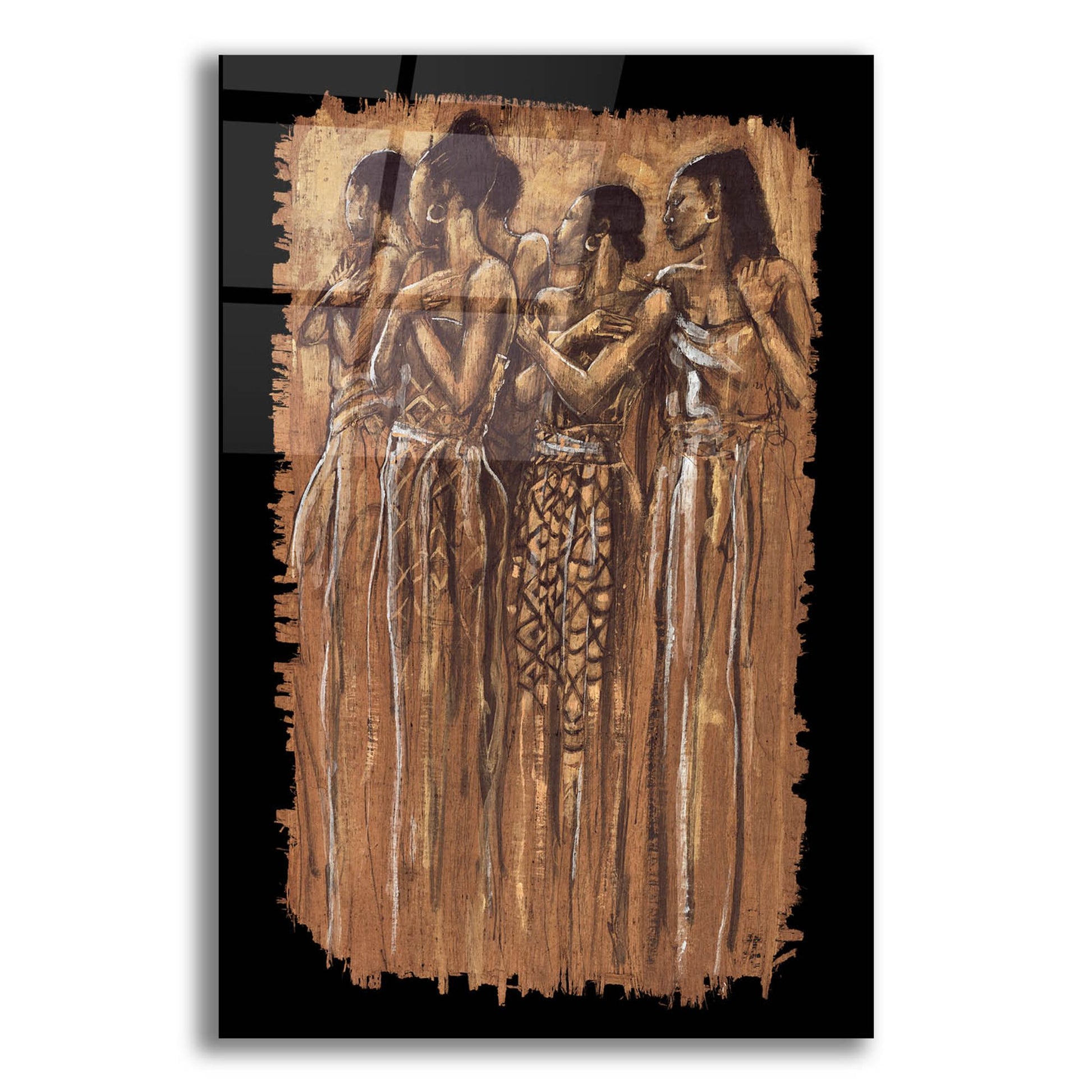 Epic Art ' Sisters in Spirit' by Monica Stewart, Acrylic Glass Wall Art