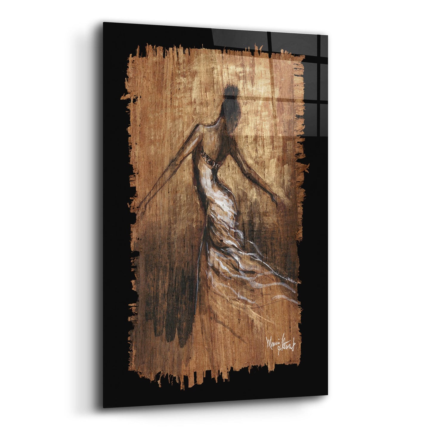 Epic Art ' Graceful Motion III' by Monica Stewart, Acrylic Glass Wall Art,12x16