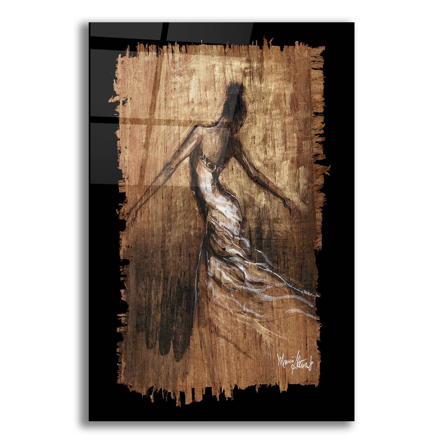 Epic Art ' Graceful Motion III' by Monica Stewart, Acrylic Glass Wall Art