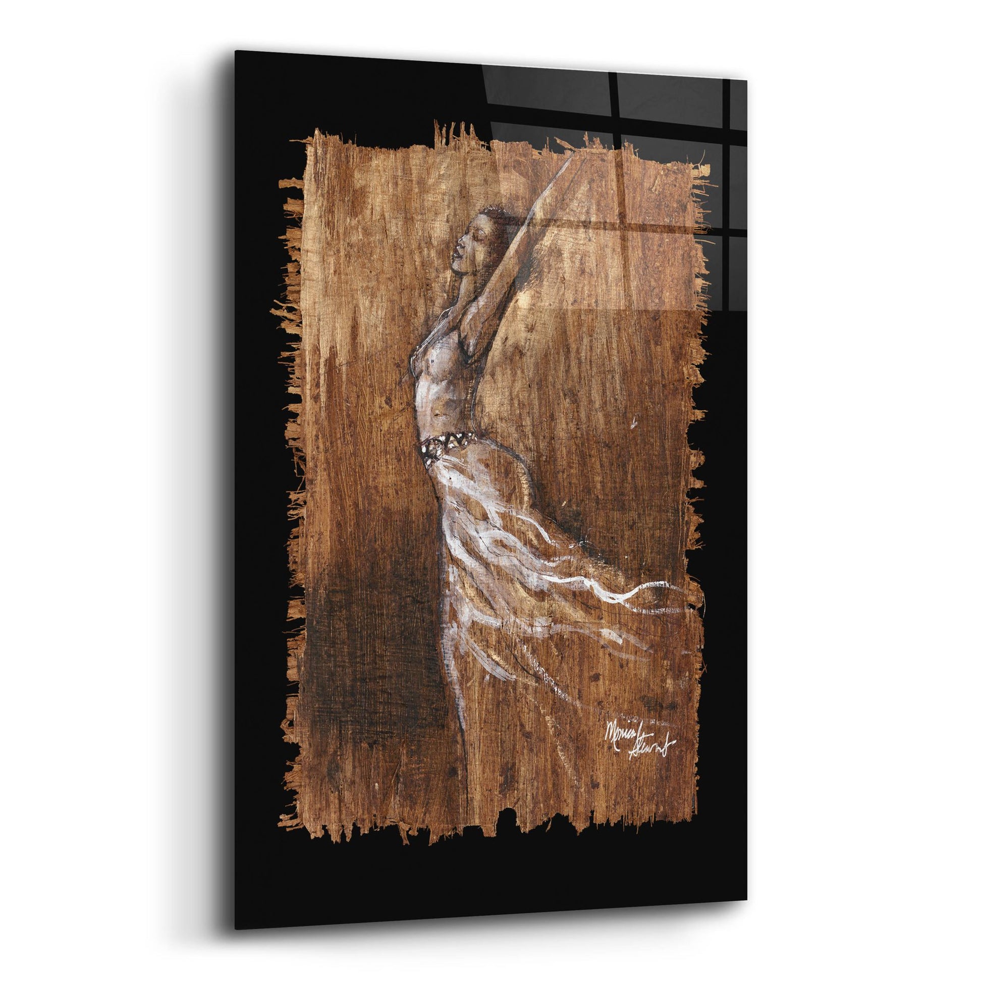 Epic Art ' Graceful Motion IV' by Monica Stewart, Acrylic Glass Wall Art,12x16