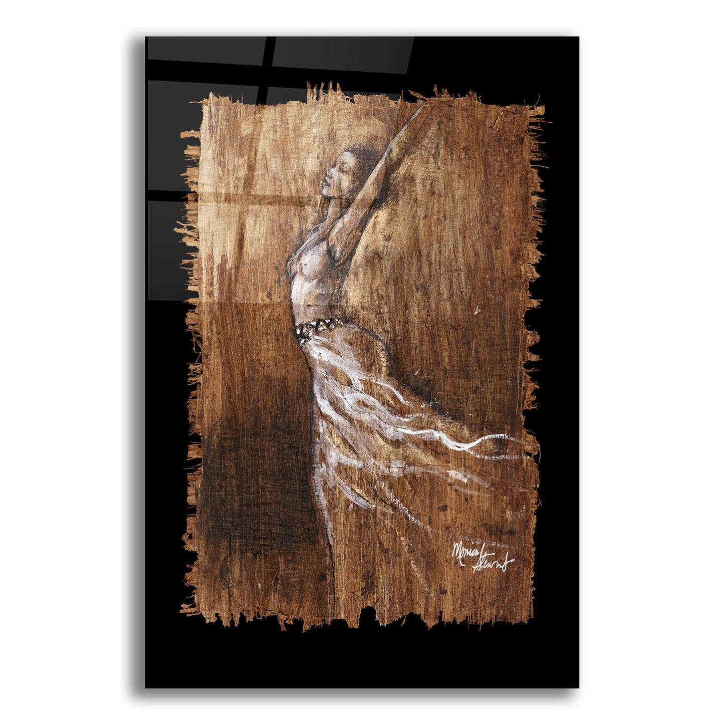 Epic Art ' Graceful Motion IV' by Monica Stewart, Acrylic Glass Wall Art