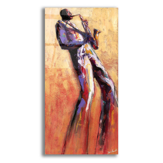 Epic Art ' Sax Solo' by Monica Stewart, Acrylic Glass Wall Art