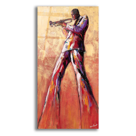 Epic Art ' Trumpet Solo' by Monica Stewart, Acrylic Glass Wall Art