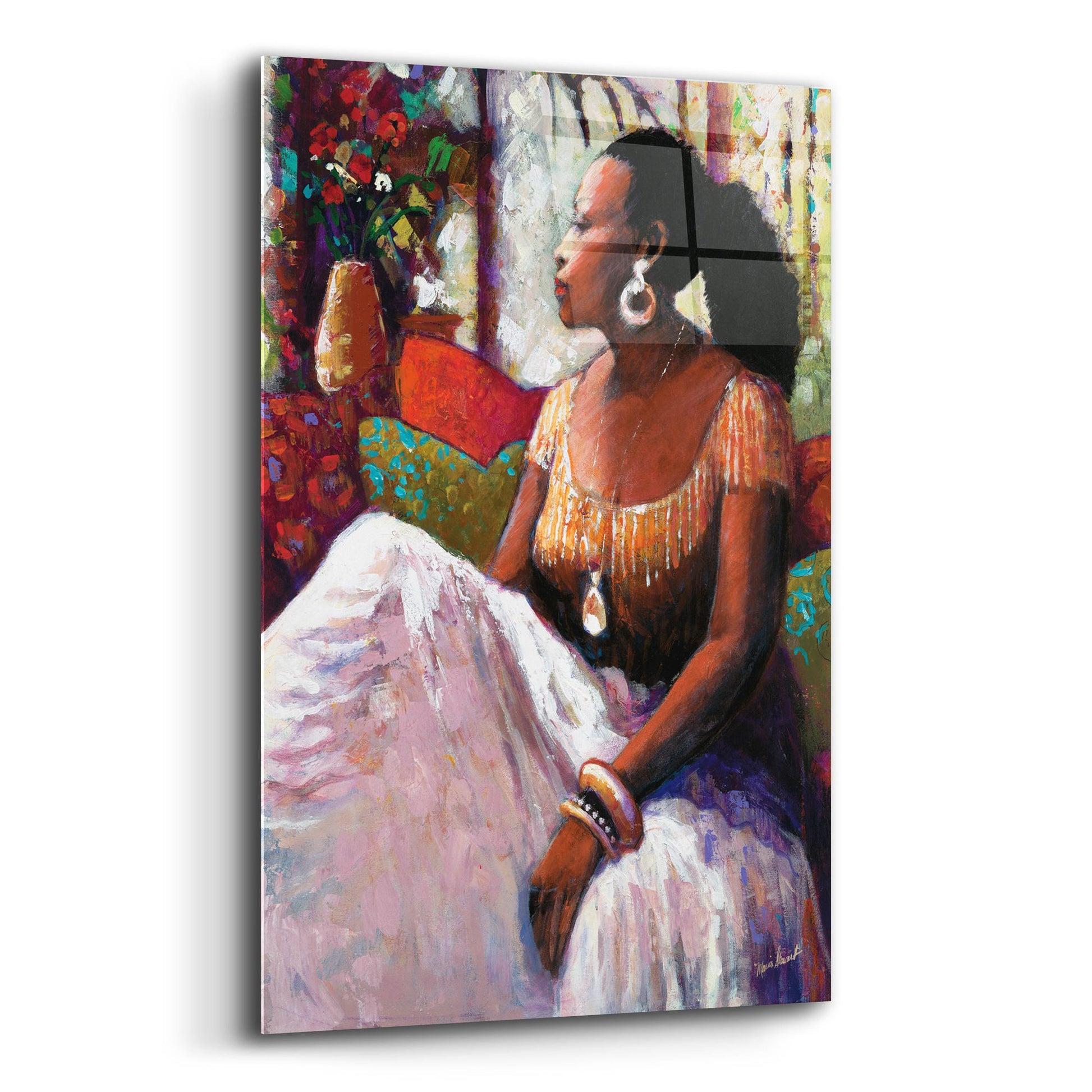 Epic Art ' Peaceful Moment' by Monica Stewart, Acrylic Glass Wall Art,12x16