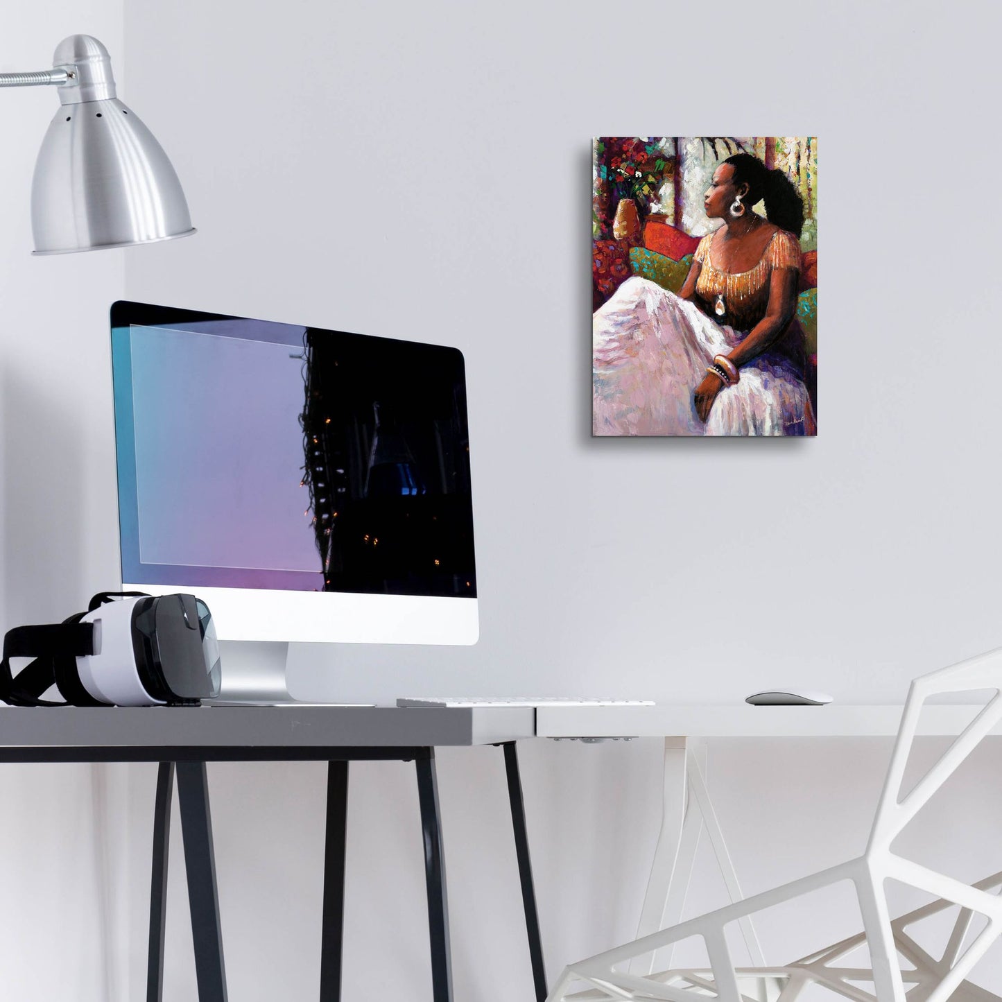 Epic Art ' Peaceful Moment' by Monica Stewart, Acrylic Glass Wall Art,12x16