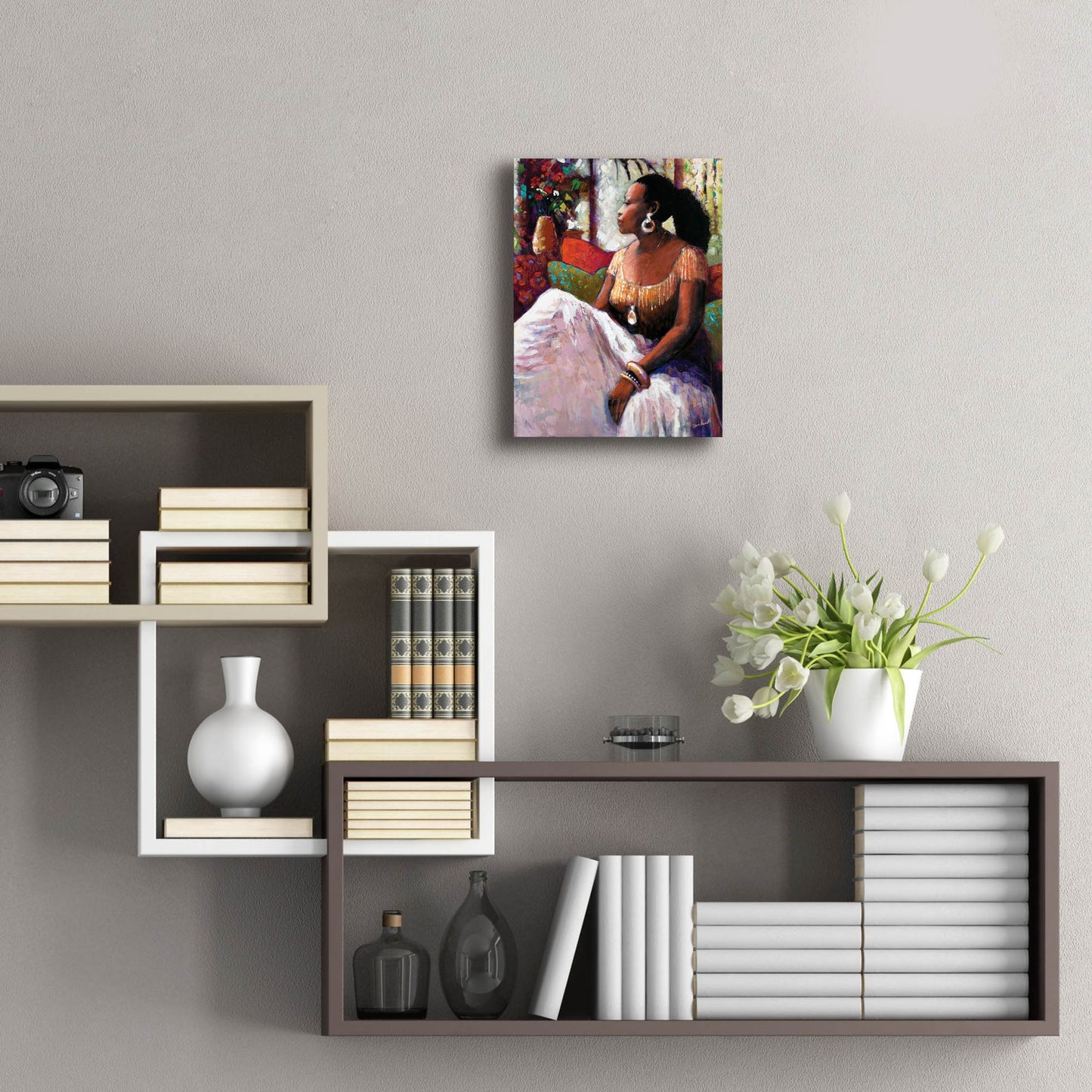 Epic Art ' Peaceful Moment' by Monica Stewart, Acrylic Glass Wall Art,12x16